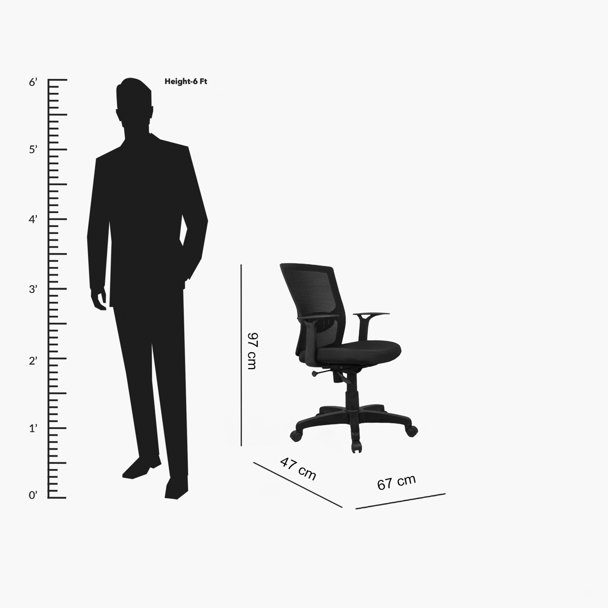كرسي مكتبي بمسند ظهر متوسط من سبنسر-hbxfurniture-office-chairs-image-7