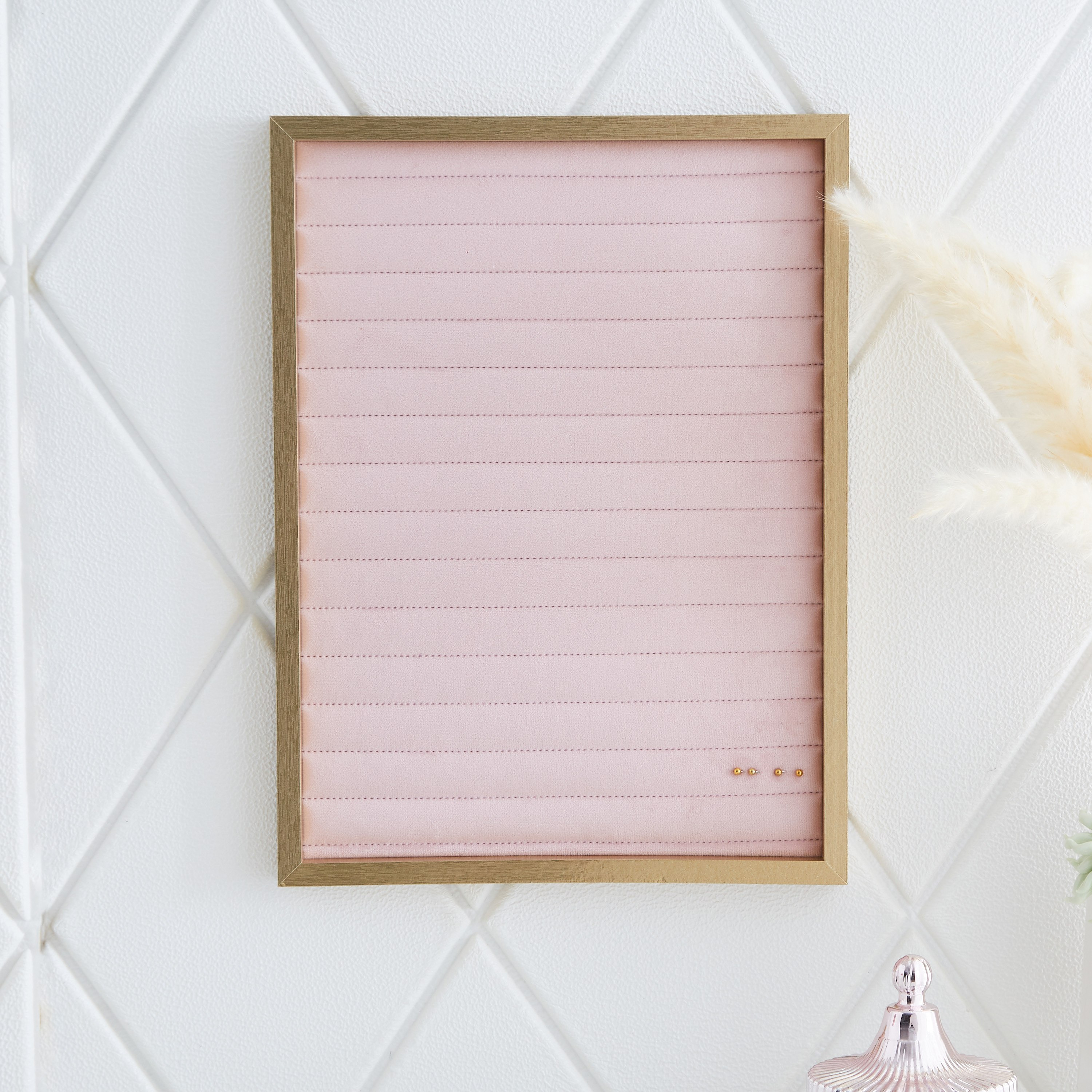 Lia MDF and Velvet Photo Frame - 30x3x40 cm-hbxbedroom-decorandaccessories-photoframes-image-2