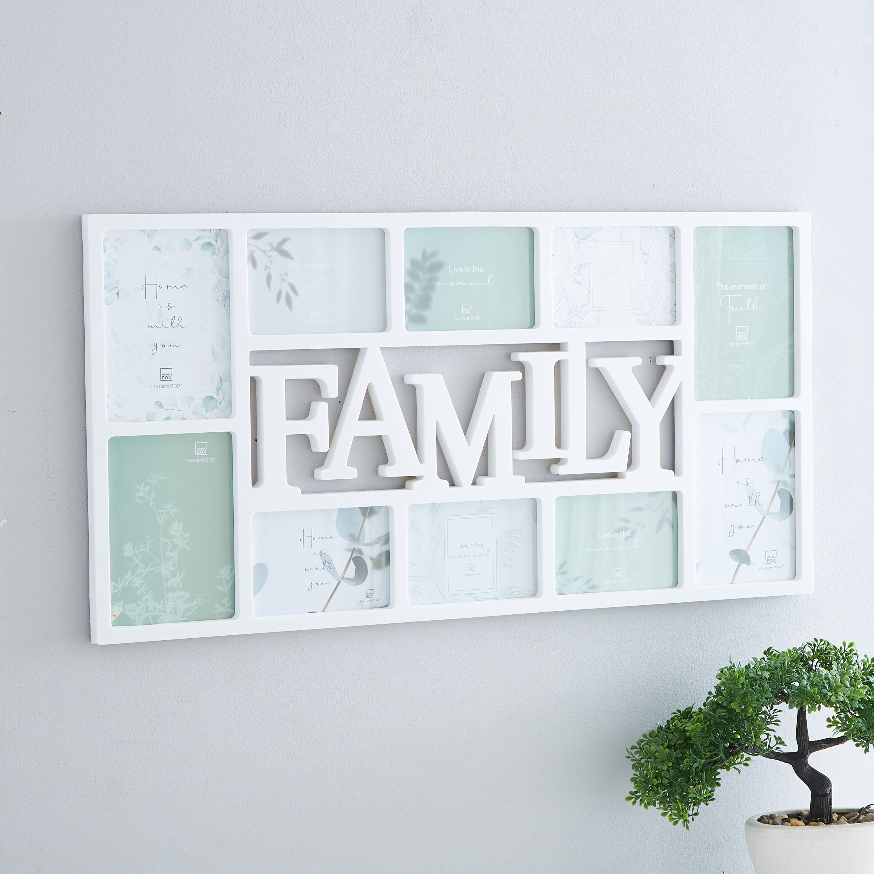 برواز صور عائلي متعددة الفتحات من ليا - 73x2x37 سم-hbxbedroom-decorandaccessories-photoframes-image-1