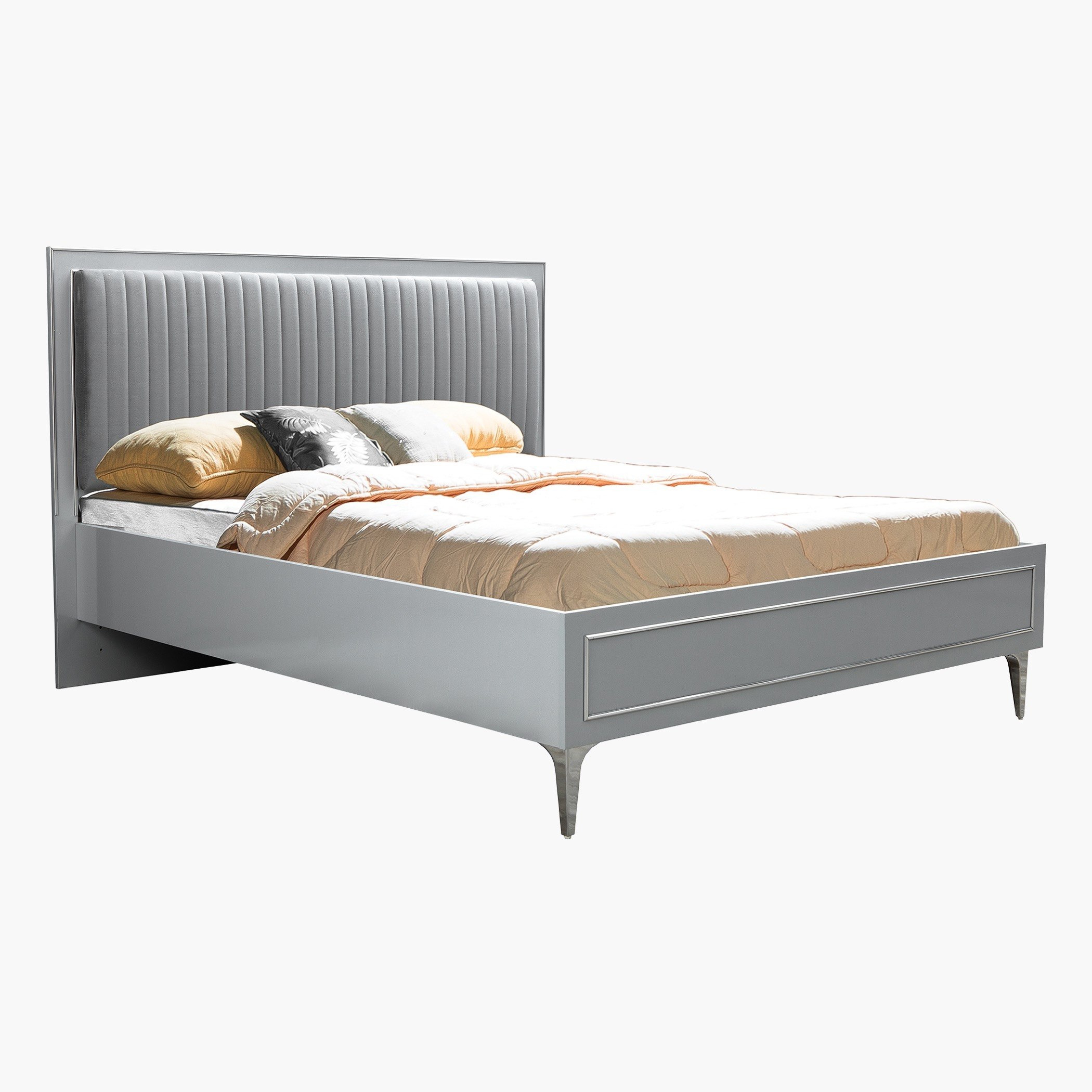 طقم غرفة نوم كينج 6 قطع من إيفلين - 180x200 سم-hbxbedroom-bedsandbedsets-bedroomsets-king-image-5