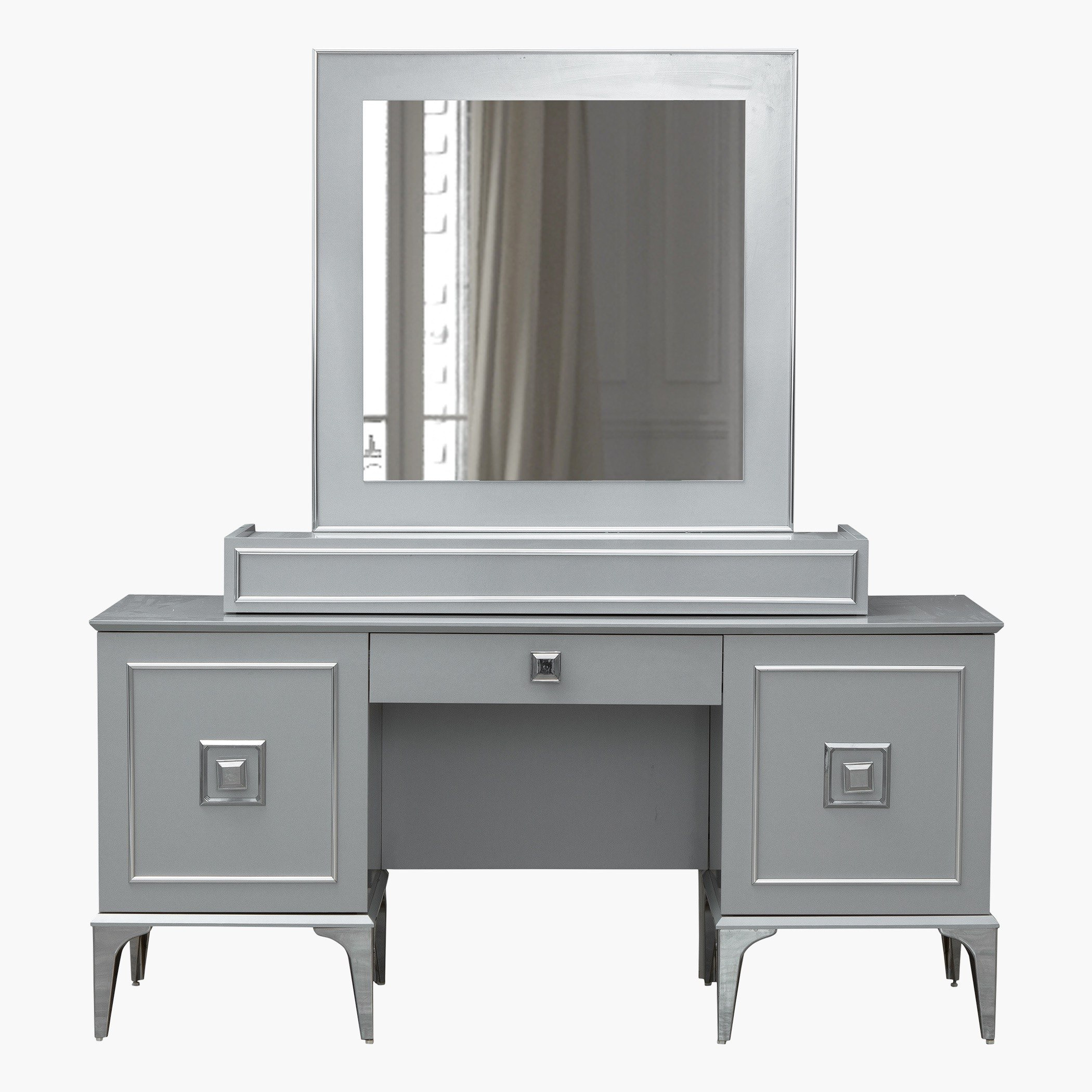 طقم غرفة نوم كينج 6 قطع من إيفلين - 180x200 سم-hbxbedroom-bedsandbedsets-bedroomsets-king-image-10