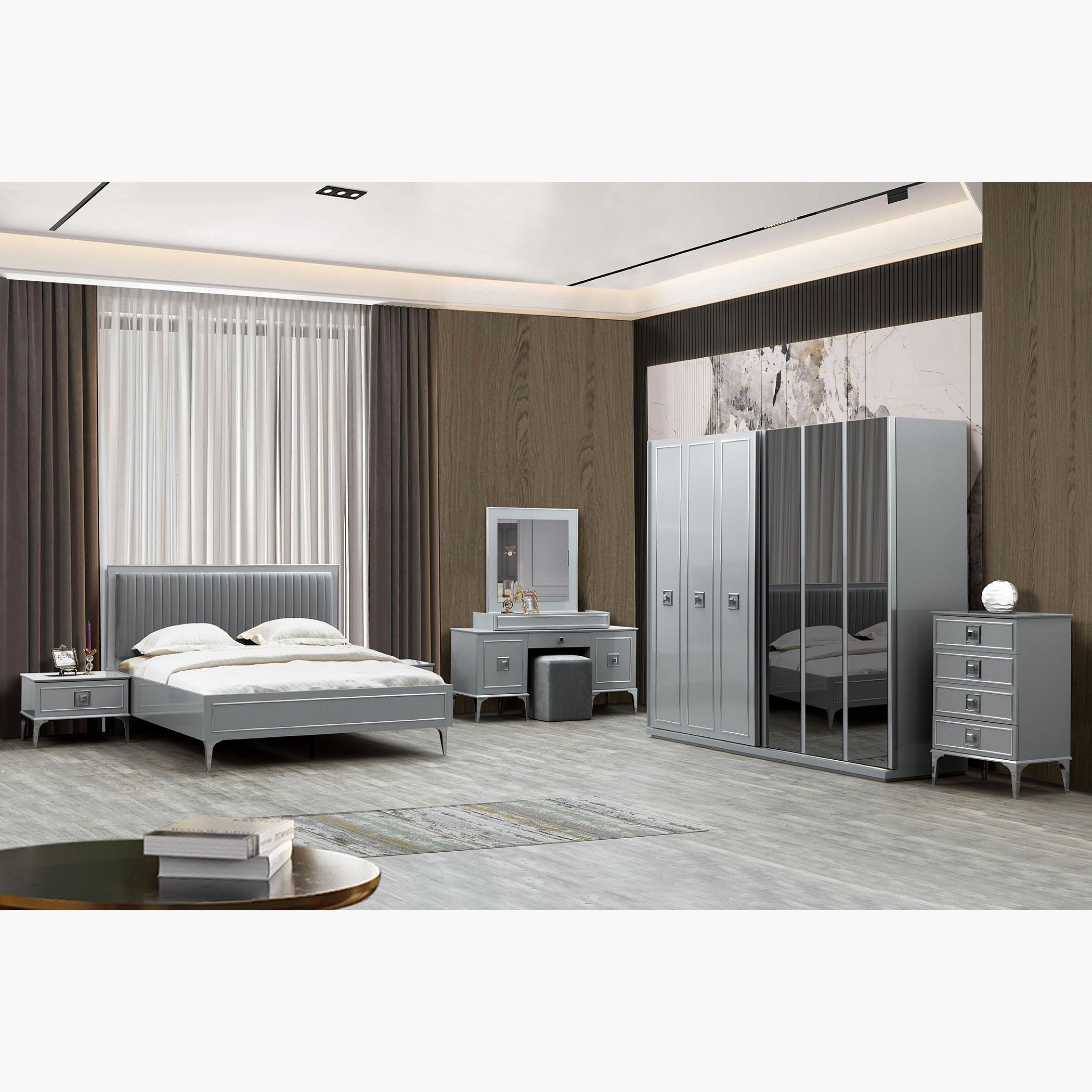 وحدة تخزين بـ4 أدراج من إيفلين-hbxfurniture-dressersandchests-chestofdrawers-image-7