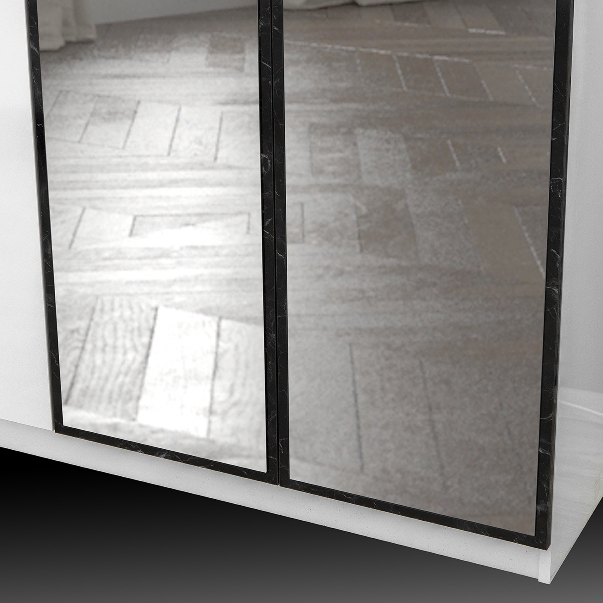 Nevada 5-Door Wardrobe with 2 Glass Doors-hbxfurniture-wardrobes-image-7