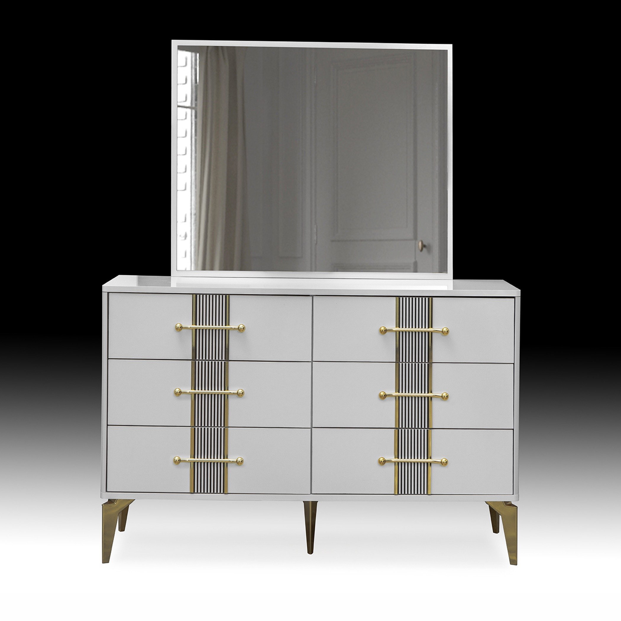 طقم غرفة نوم كينج 5 قطع من ريجانو - 180x200 سم-hbxbedroom-bedsandbedsets-bedroomsets-king-image-14
