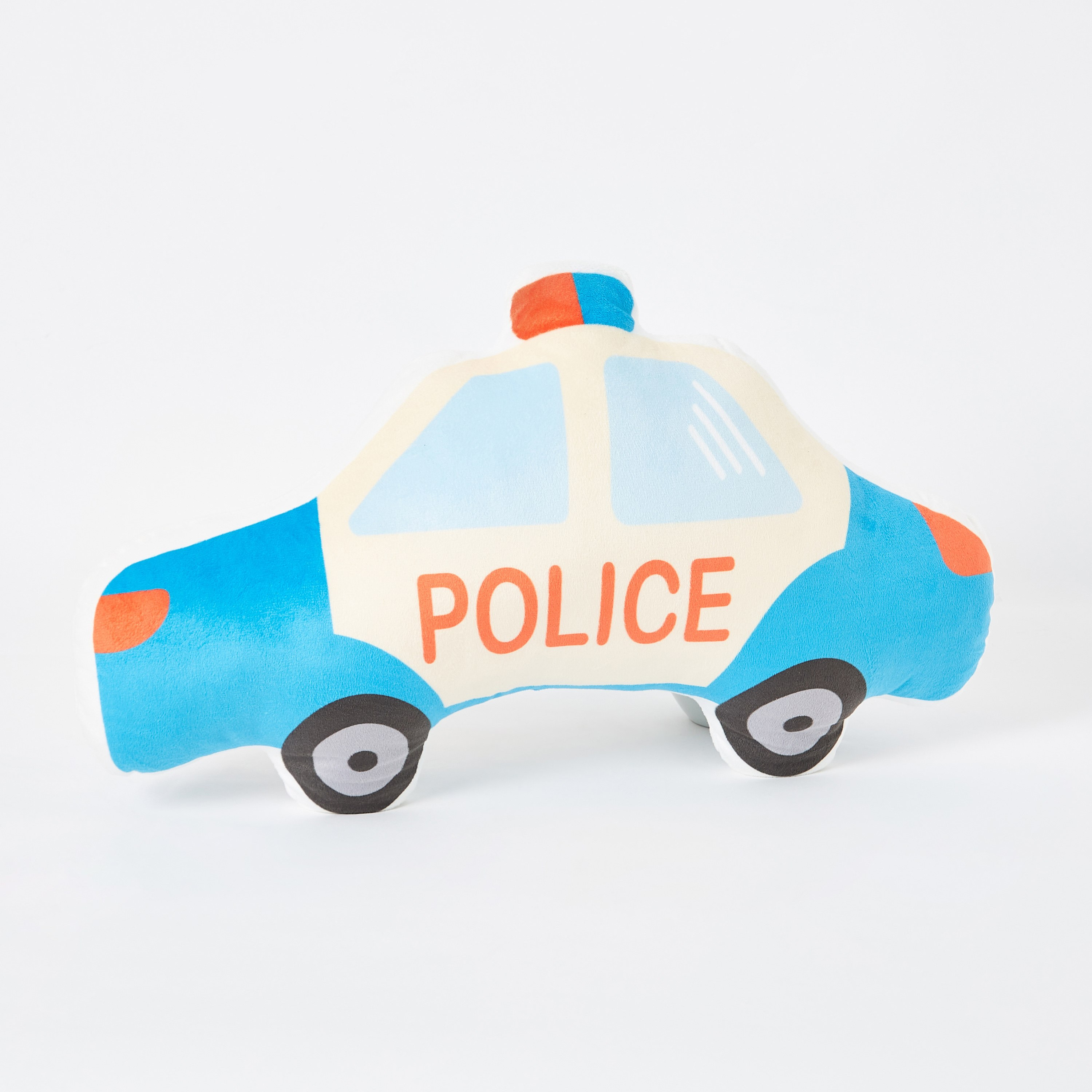 Lush Police Car Shaped Filled Cushion - 44.5x25x13 cm-hbxhomeware-hbxkidsandyouth-image-4