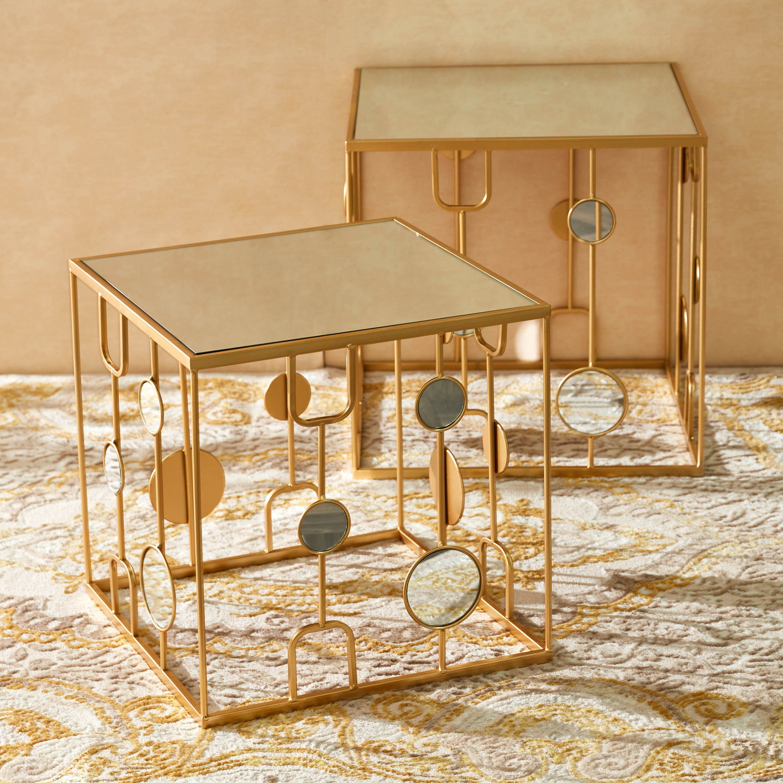 طقم طاولة جانبية مربعة قطعتين من دانبيري-hbxfurniture-livingroom-endtables-image-6