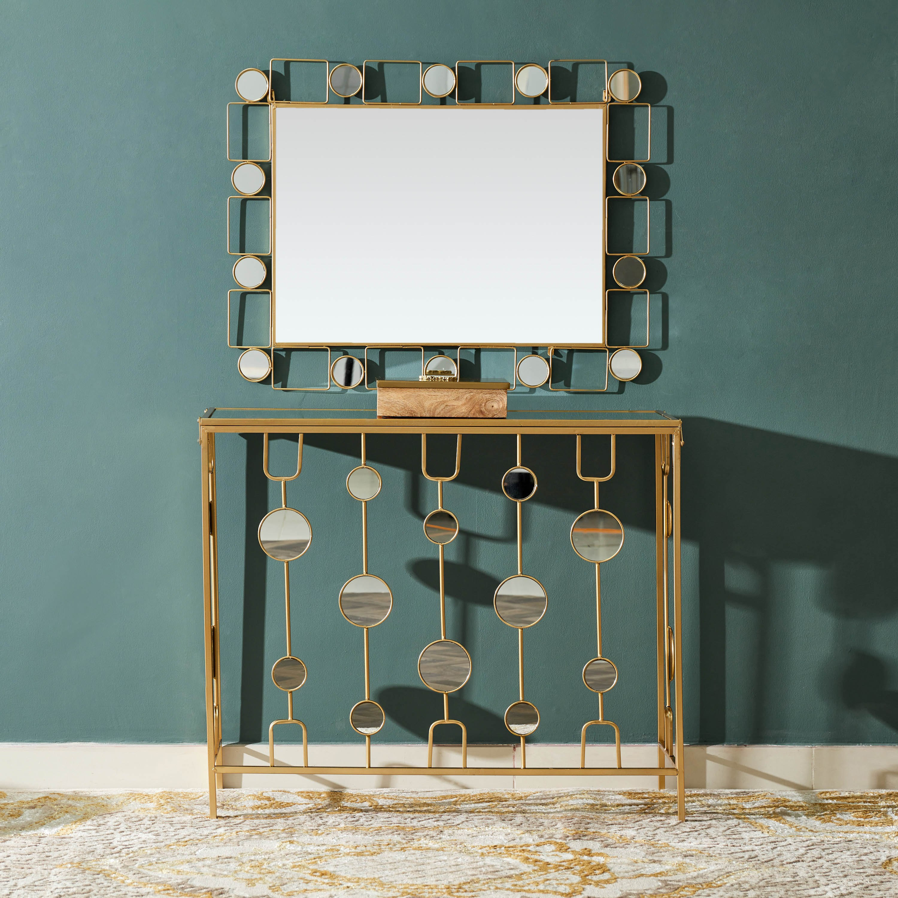 طاولة كونسول بمرآة من دانبيري-hbxfurniture-tablesandstands-consoletables-image-2