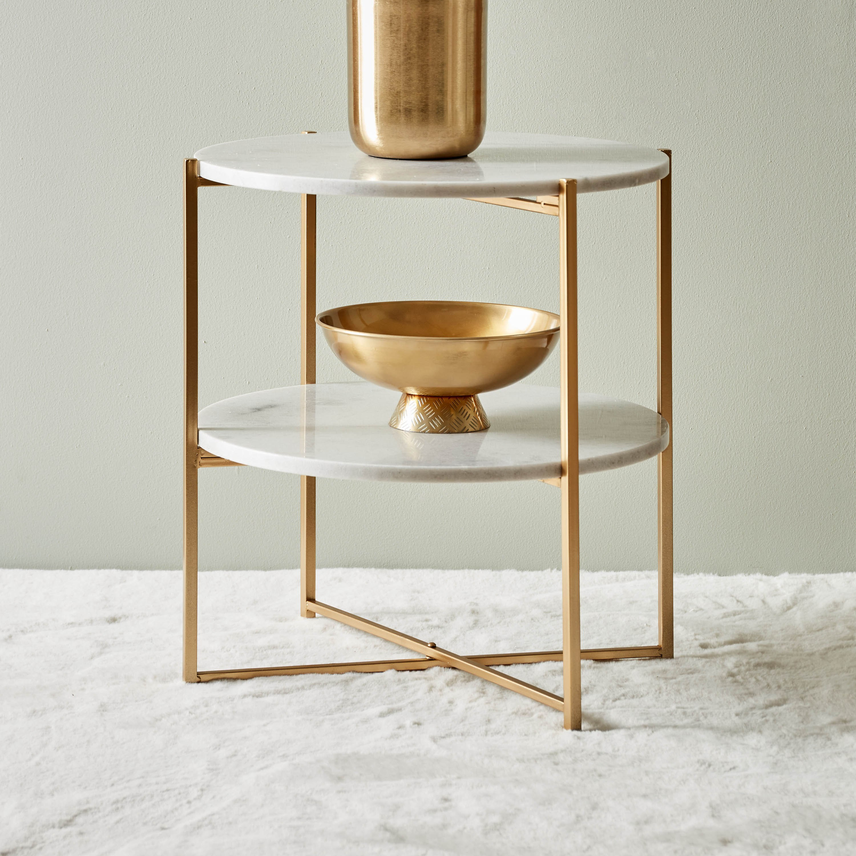 طاولة جانبية بسطح رخام من بورتيا-hbxfurniture-livingroom-endtables-image-2