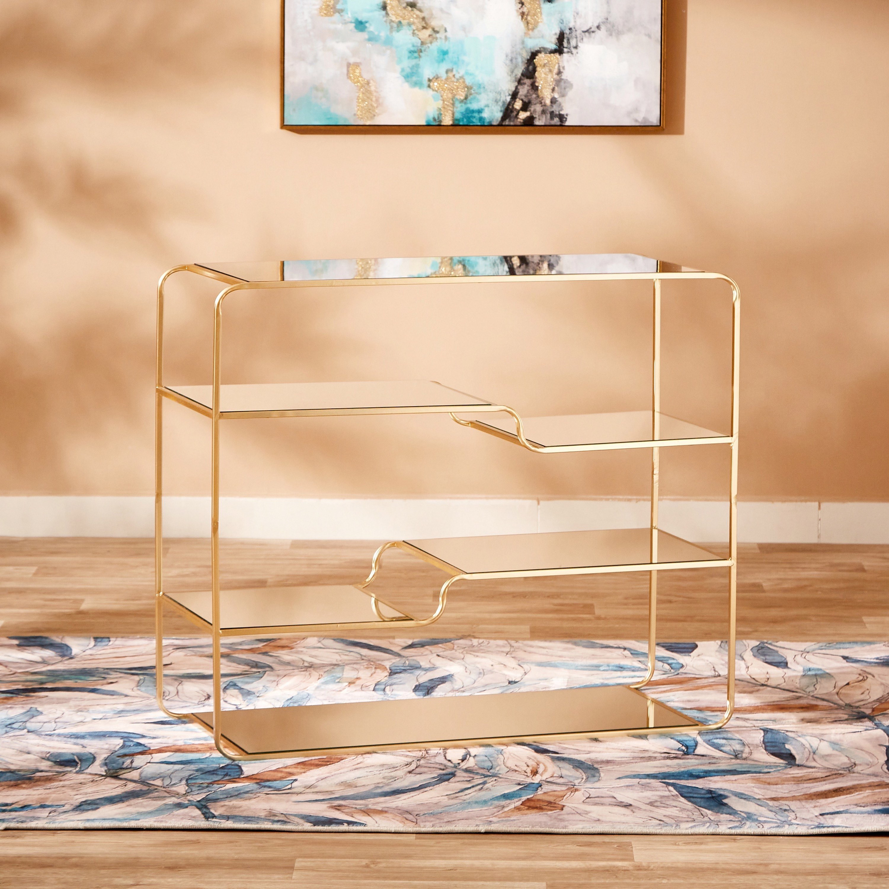 Eclipse Console Table with 4 Shelves-hbxfurniture-tablesandstands-consoletables-image-2
