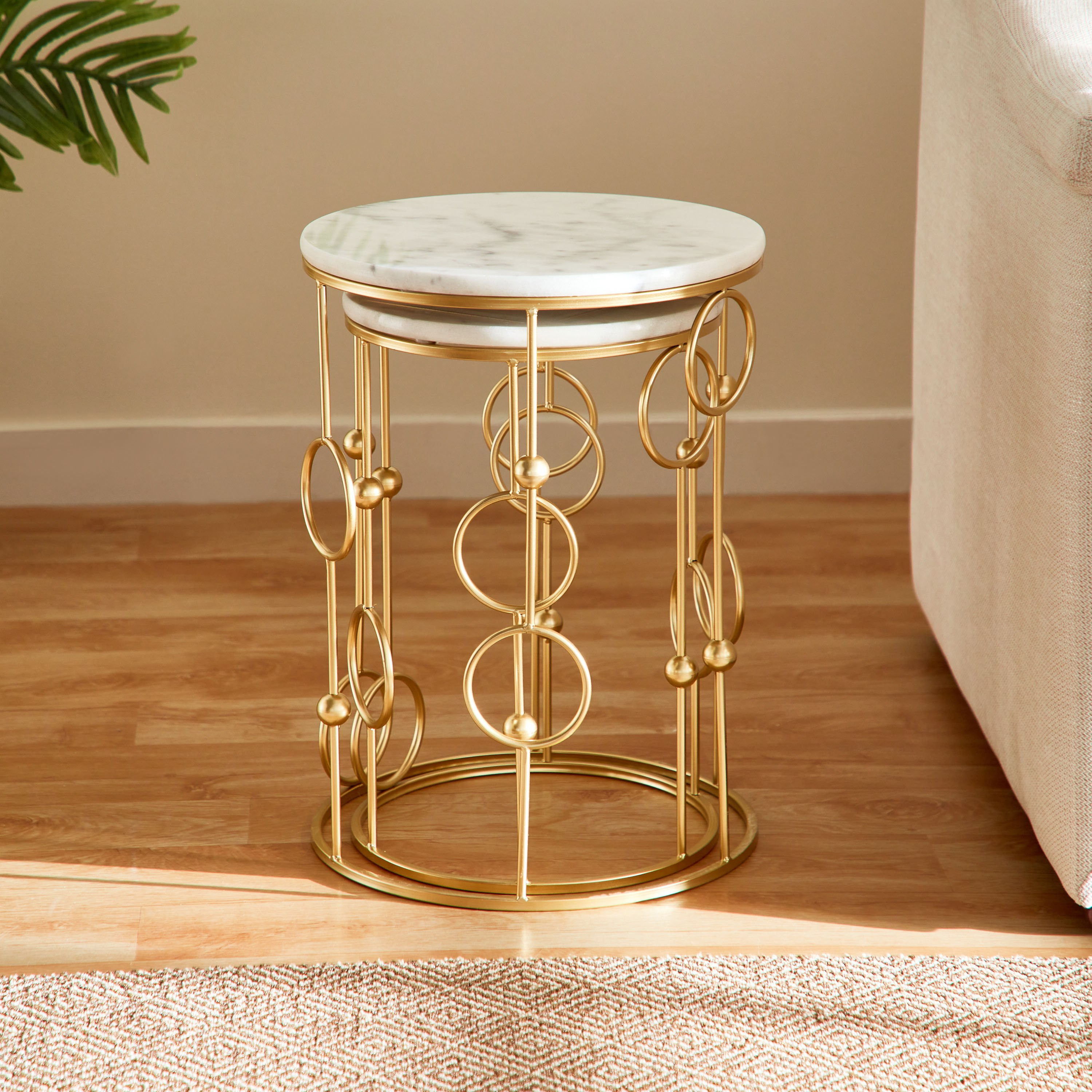 طاولة جانبية مستديرة من قبرص - طقم من قطعتين-hbxfurniture-livingroom-endtables-image-3