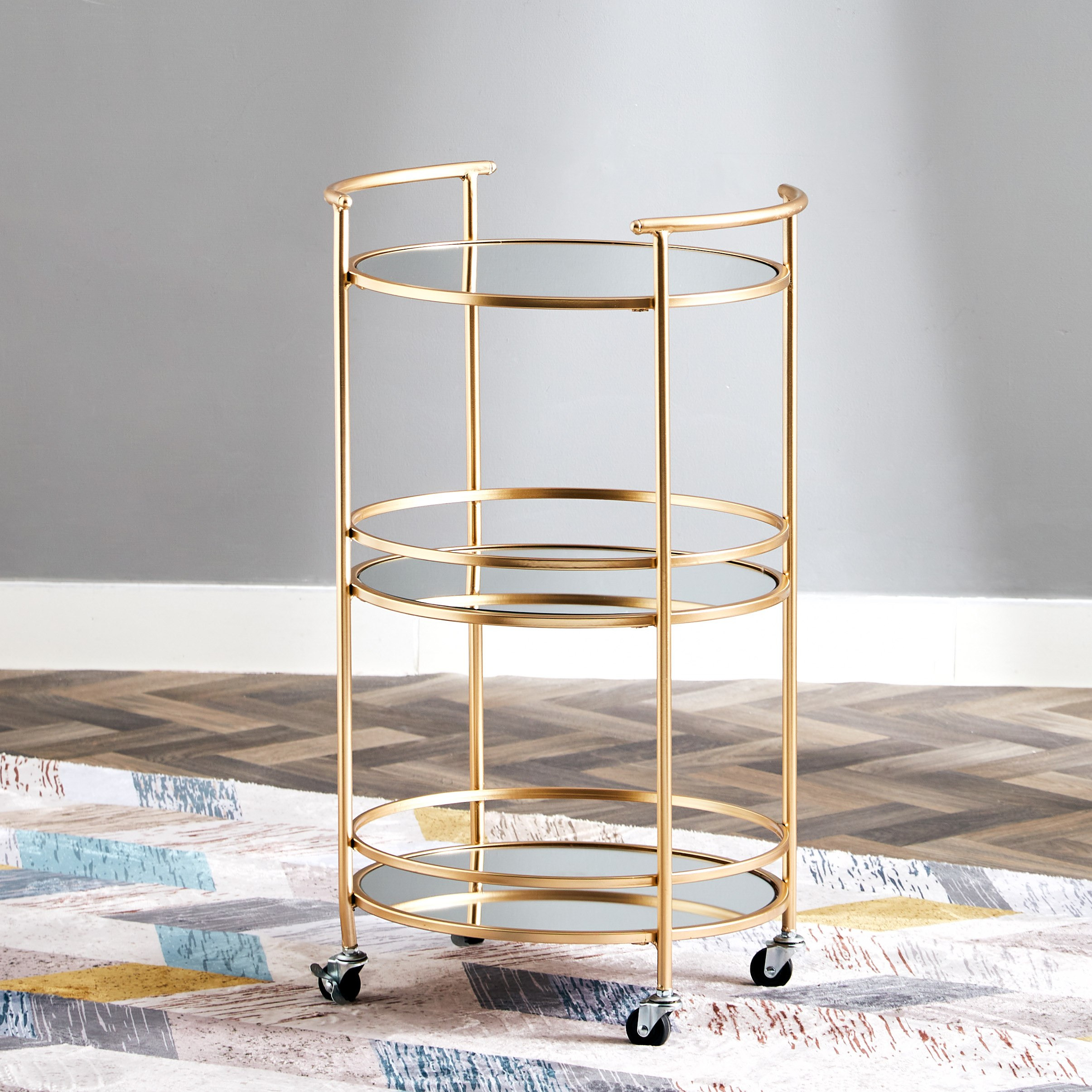 Daphne Round Serving Trolley-hbxlivingroom-tablesandstands-servingtrolleys-image-2