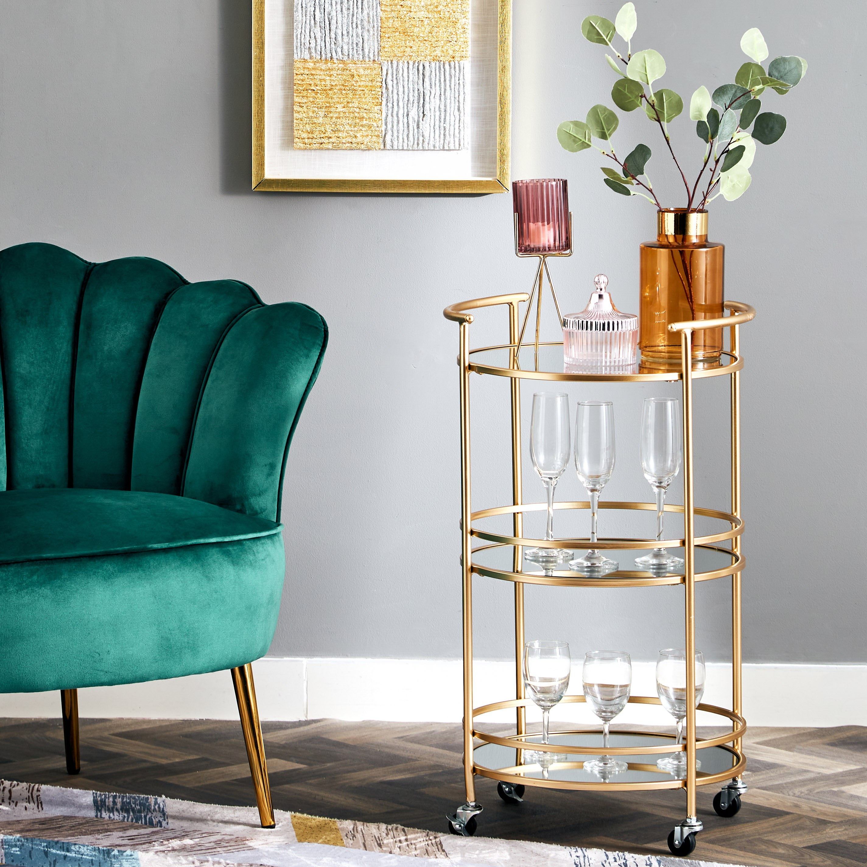 Daphne Round Serving Trolley-hbxlivingroom-tablesandstands-servingtrolleys-image-6