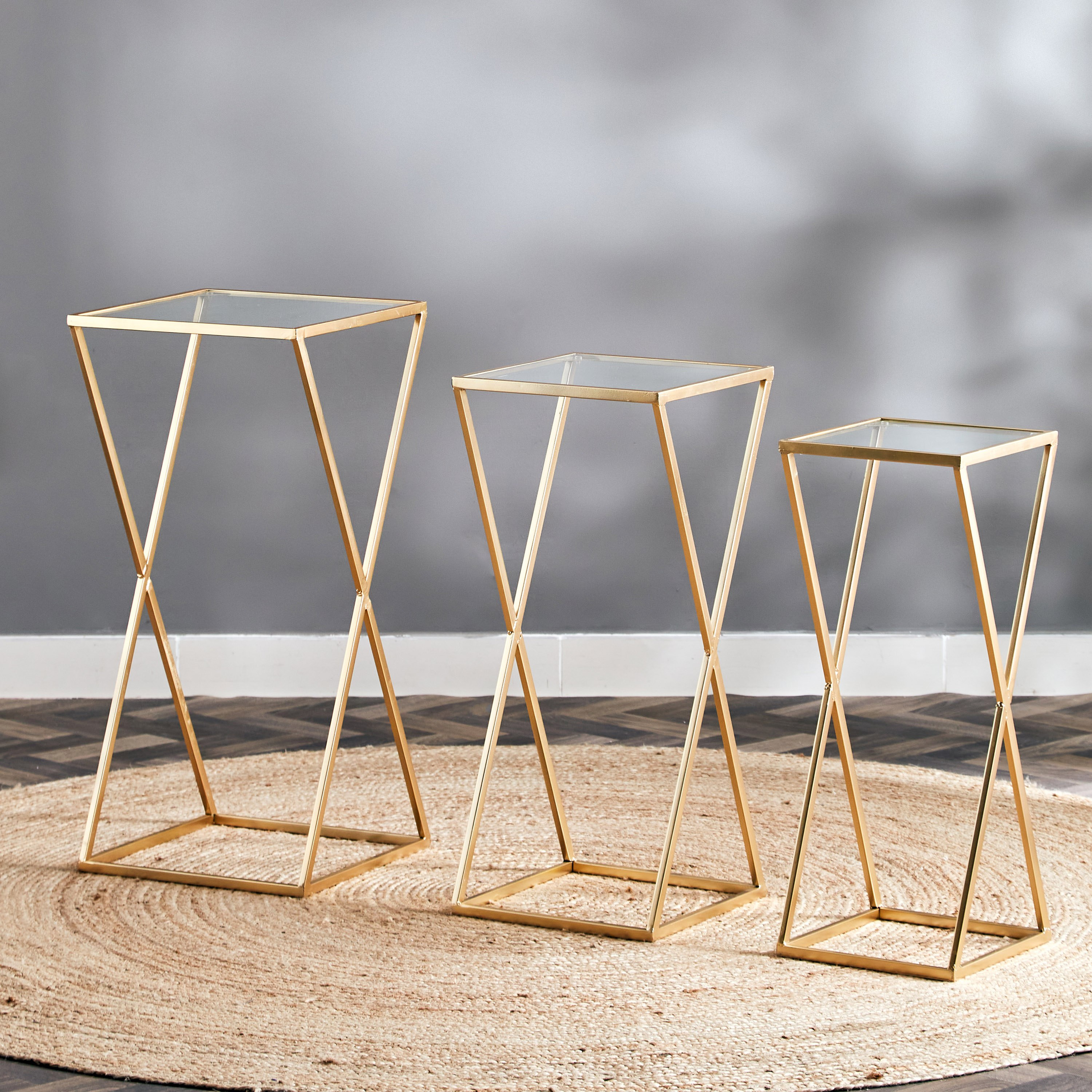 حامل إناء زرع من أوبتوس - طقم من 3 قطع-hbxfurniture-livingroom-endtables-image-1