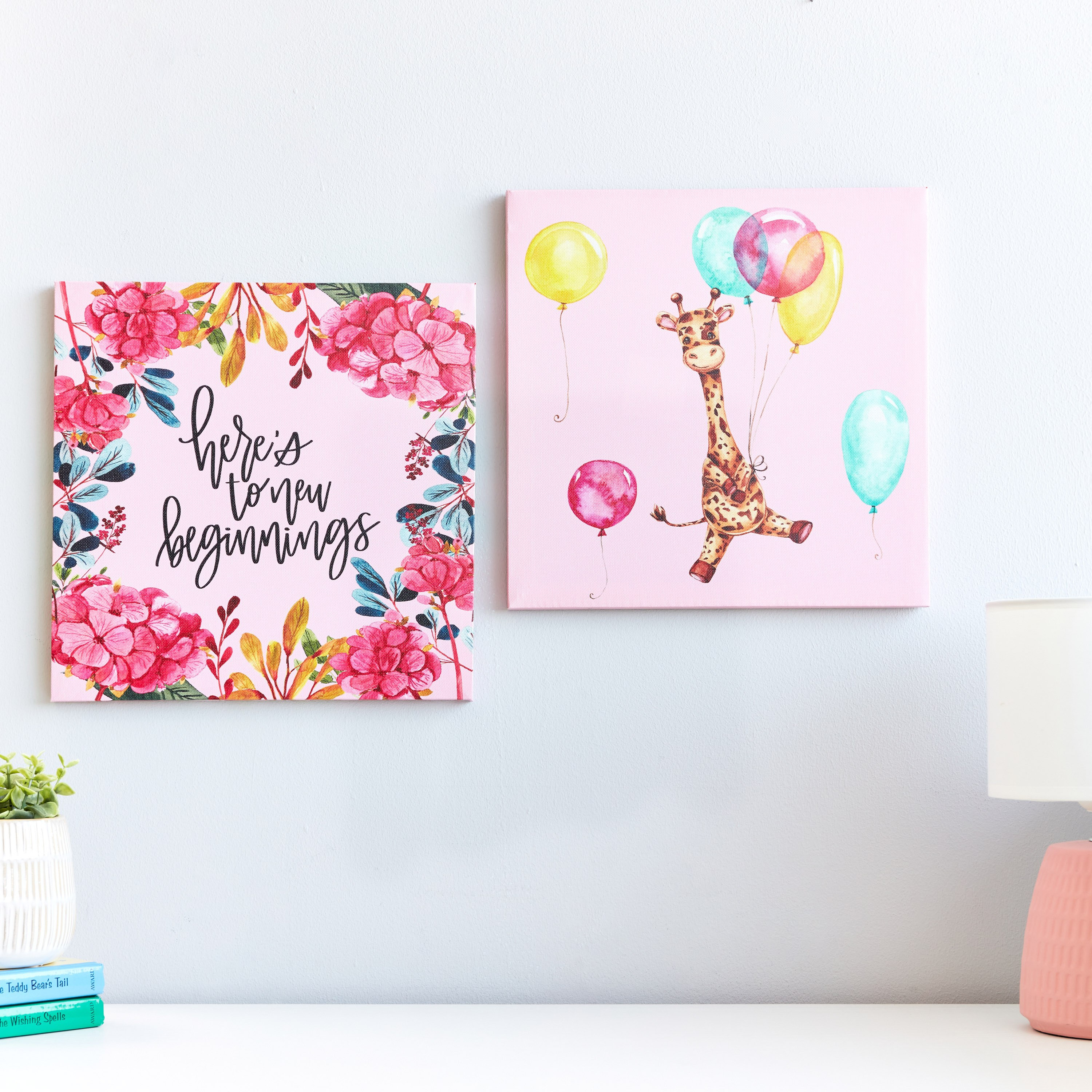 طقم لوحات كانفاس قطعتين بطبعات من آرتيستري - 30x30x1.8 سم-hbxhomeware-hbxkidsandyouth-image-1
