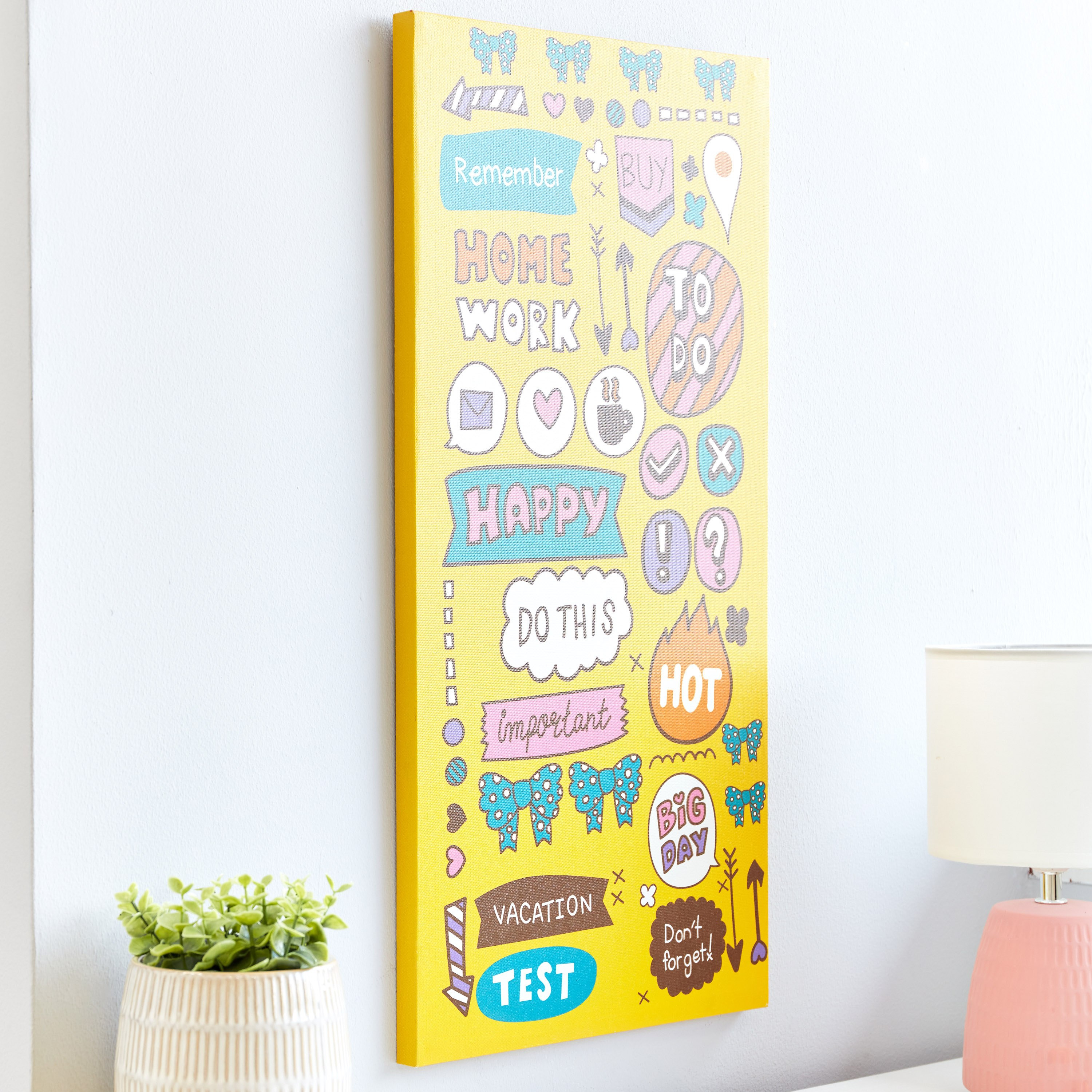 زينة حائط كانفاس بطبعات من آرتيستري - 30x60x1.8 سم-hbxhomeware-hbxkidsandyouth-image-2