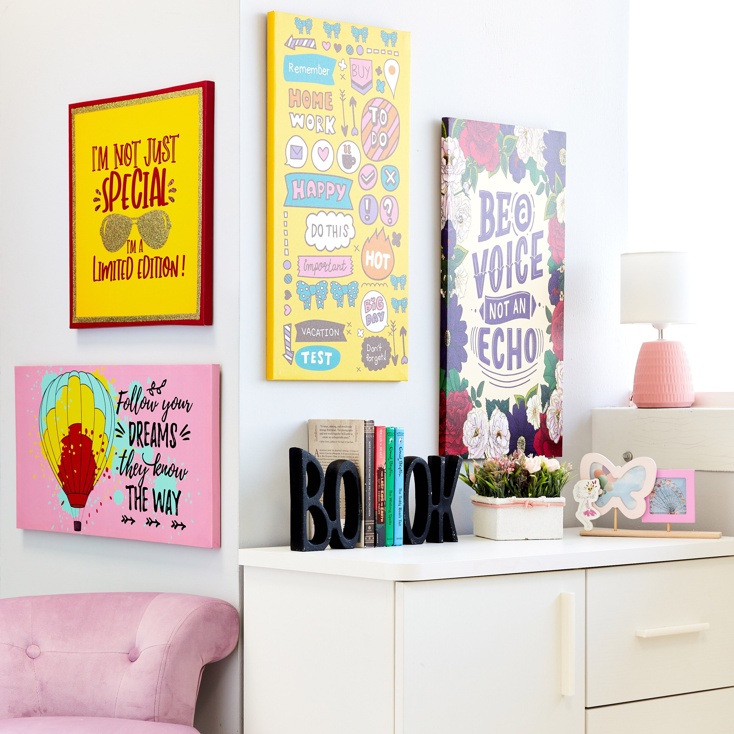 زينة حائط كانفاس بطبعات من آرتيستري - 30x60x1.8 سم-hbxhomeware-hbxkidsandyouth-image-4