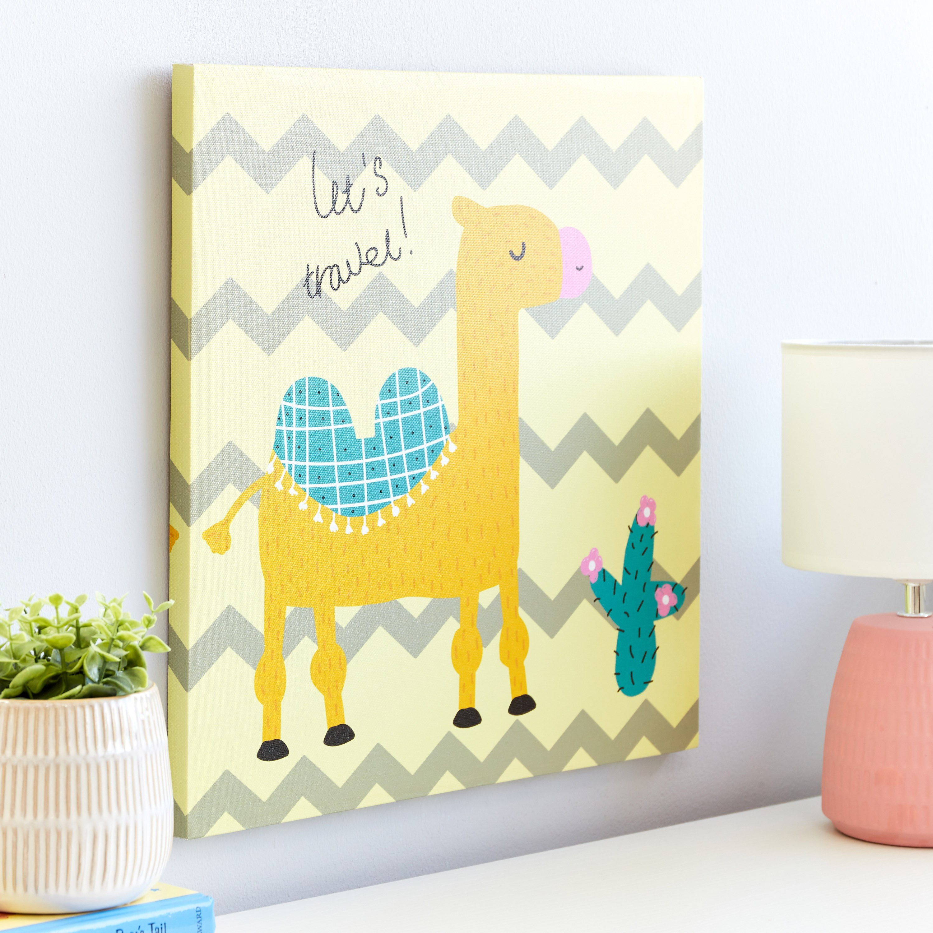 زينة حائط كانفاس بطبعات من آرتيستري - 40x40x1.8 سم-hbxhomeware-hbxkidsandyouth-image-2