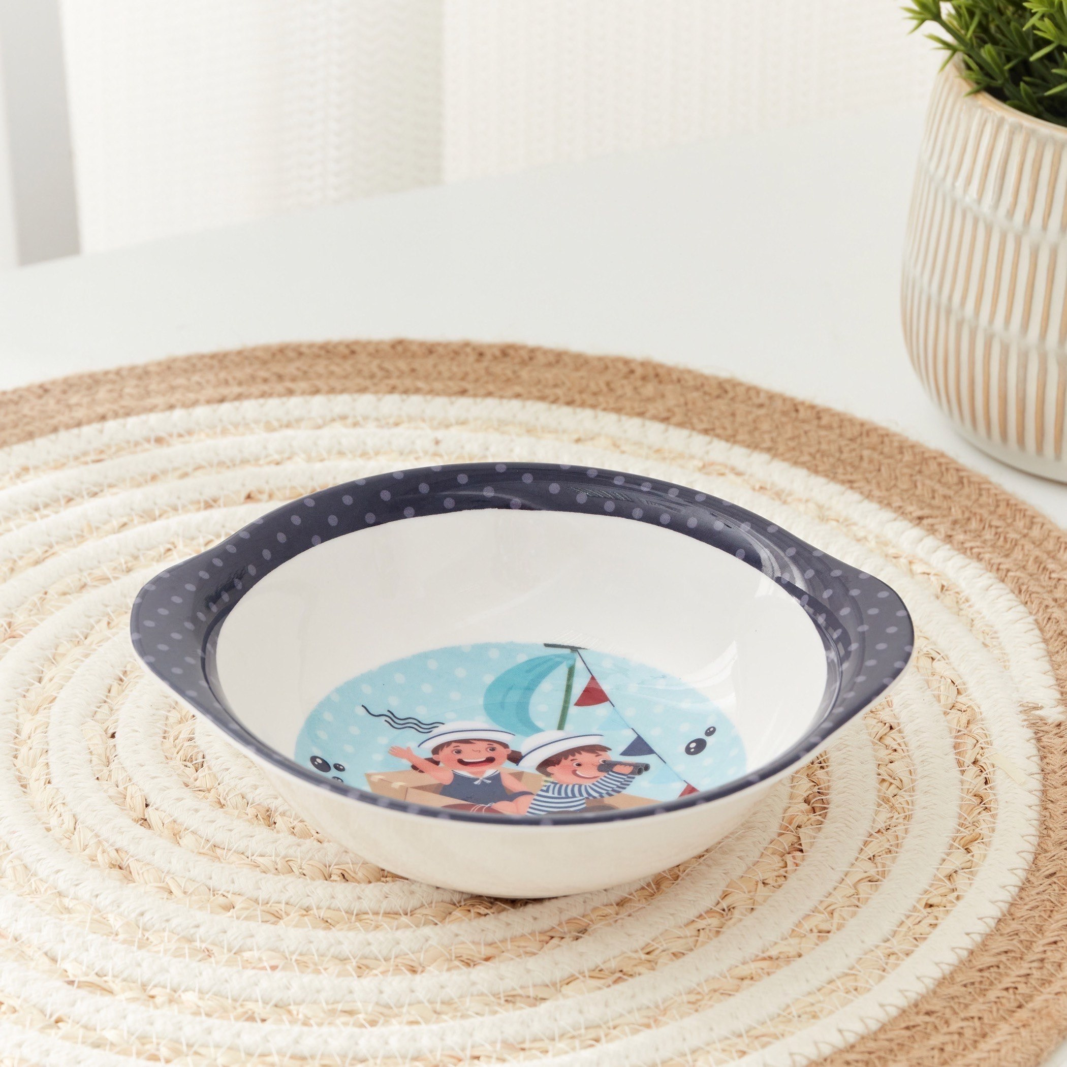 وعاء بتصميم بحّار بمقبض من ترينيتي - 15 سم-hbxhomeware-hbxkidsandyouth-image-1