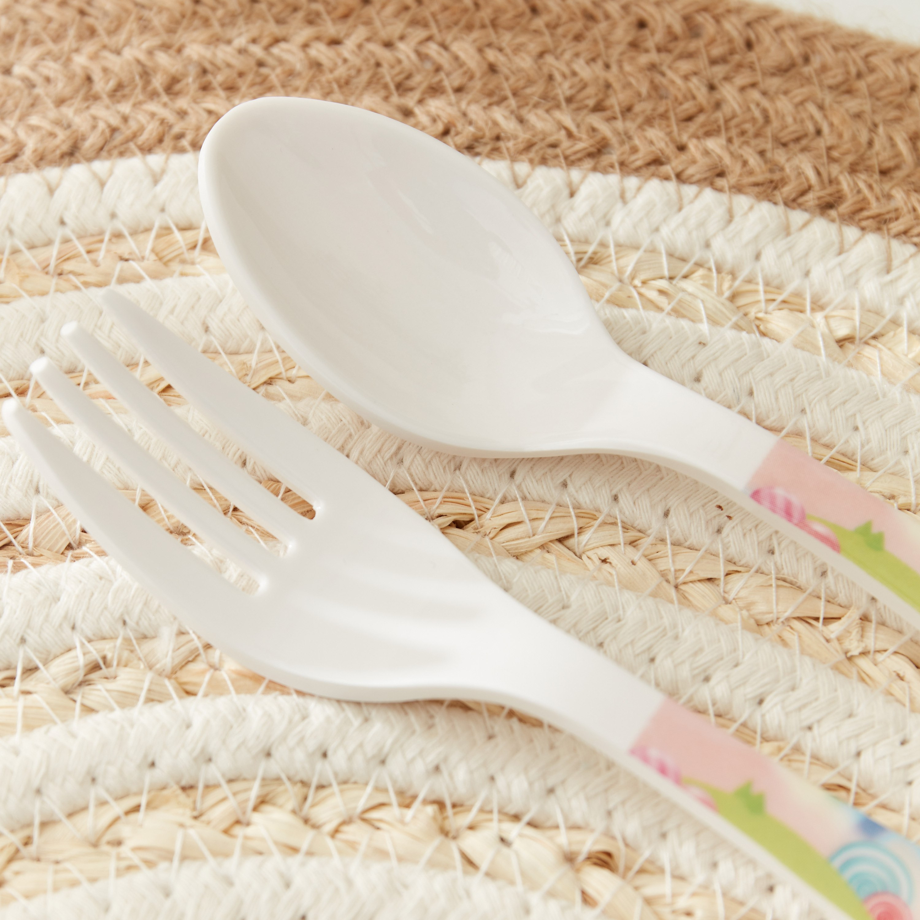 طقم ملعقة وشوكة بطبعات من ترينيتي - 16 سم-hbxhomeware-hbxkidsandyouth-image-2