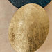 Iris Metal Textured Half Sphere Wall Art - 39x5x61 cm-Wall Art-thumbnail-4
