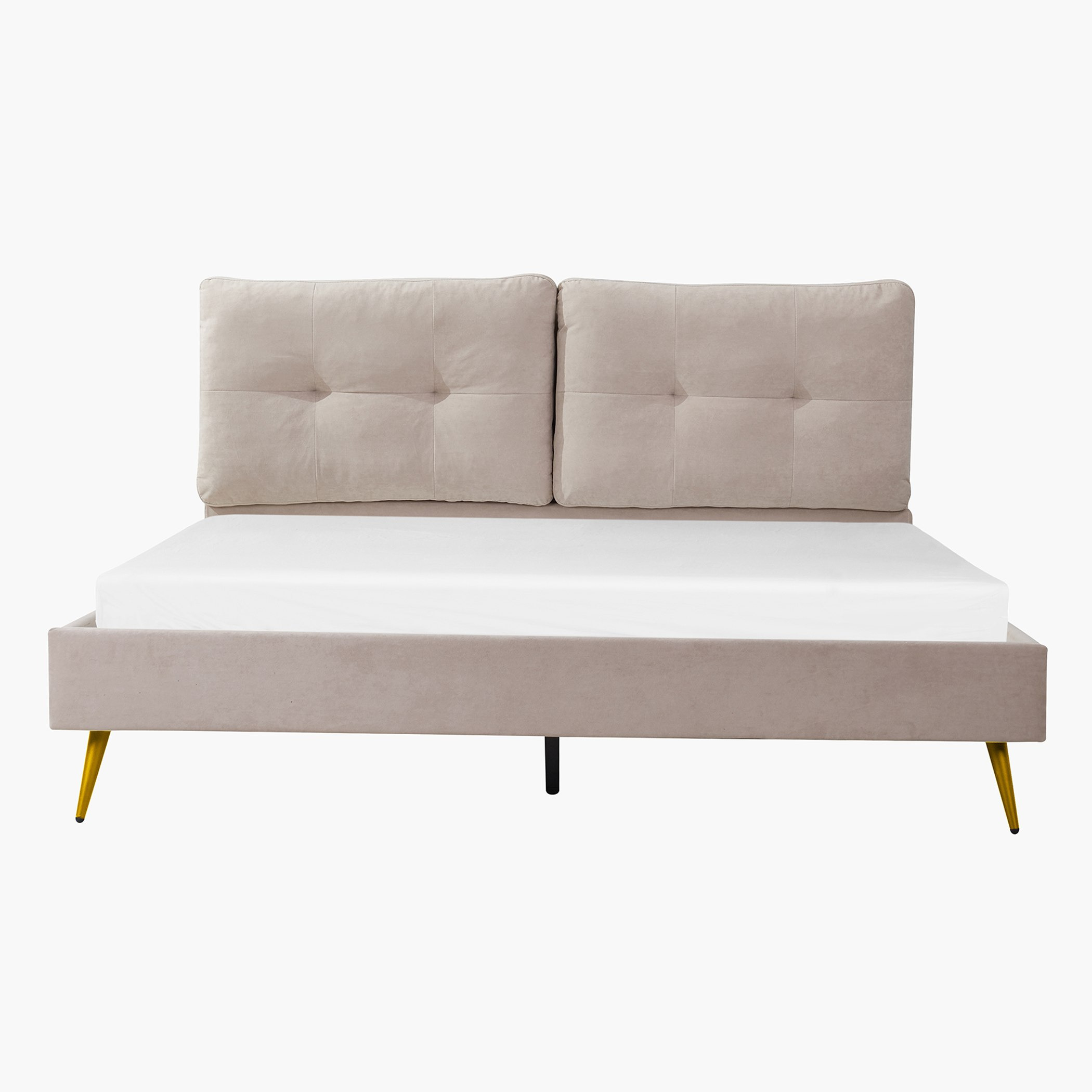 سرير كوين بأرجل ذهبية - ماجيستيك من موڤو - 150x200 سم-hbxbedroom-bedsandbedsets-beds-queen-image-2