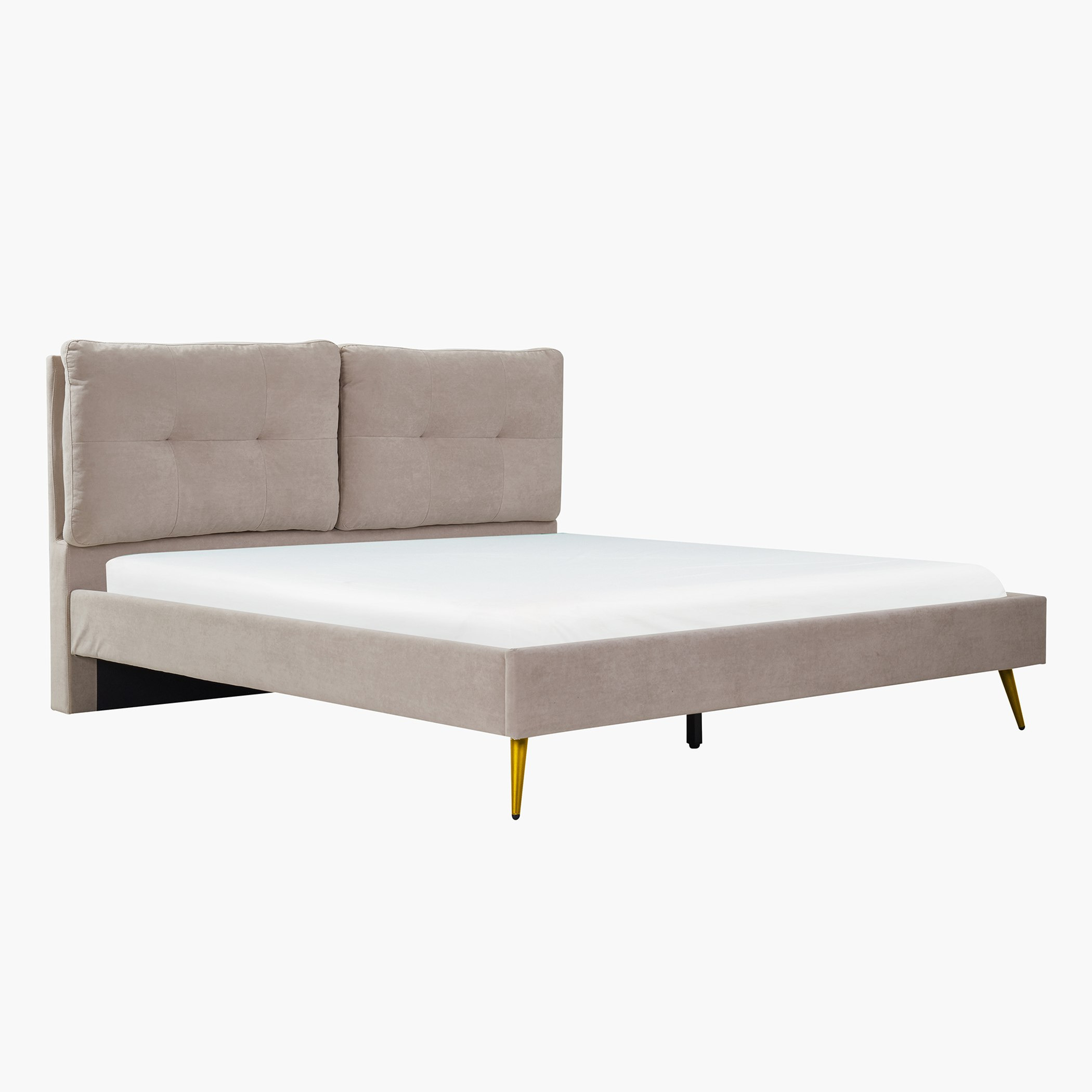 سرير كوين بأرجل ذهبية - ماجيستيك من موڤو - 150x200 سم-hbxbedroom-bedsandbedsets-beds-queen-image-4
