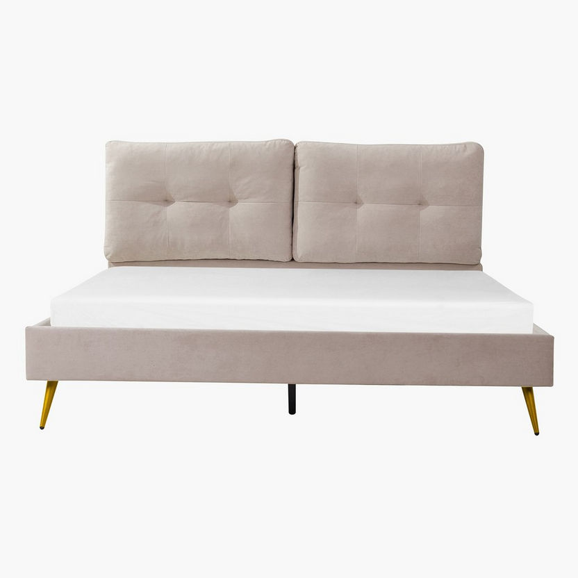 Majestic King Bed With Gold Legs - 180x200 cm-Beds-image-1
