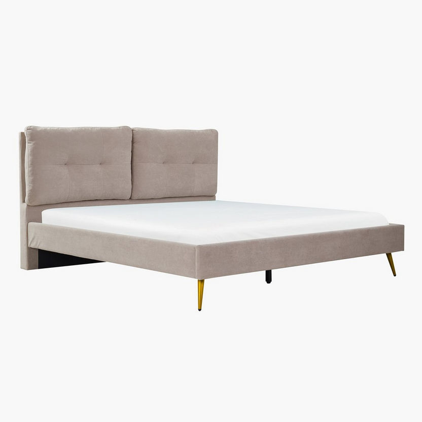 Majestic King Bed With Gold Legs - 180x200 cm-Beds-image-3