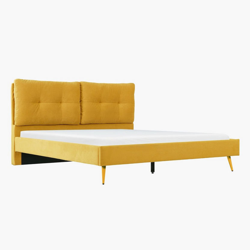 Majestic King Bed With Gold Legs - 180x200 cm-King-image-1