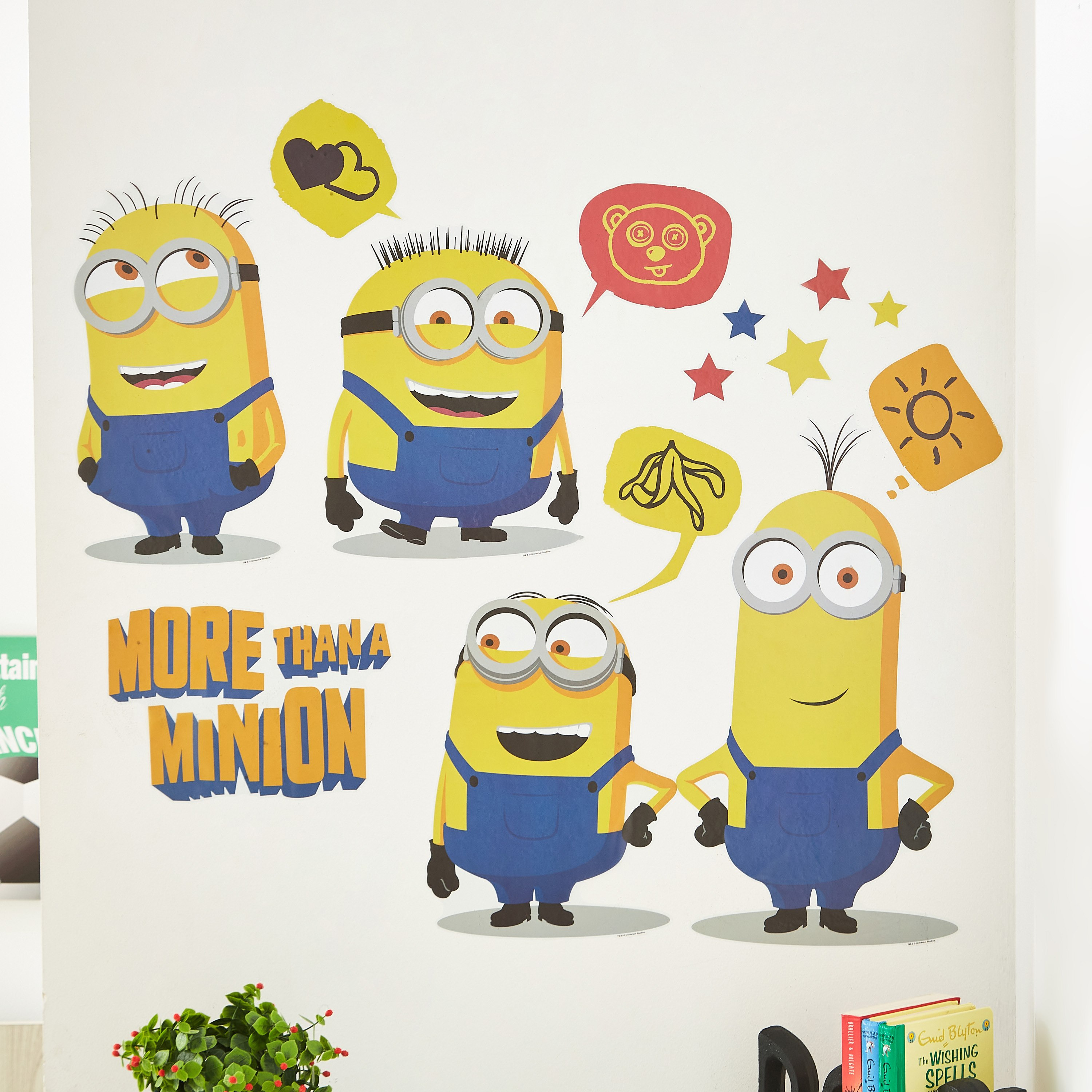 ملصق حائط قابل لإعادة الاستخدام للمينيون - 60x100 سم-hbxhomeware-hbxkidsandyouth-image-1