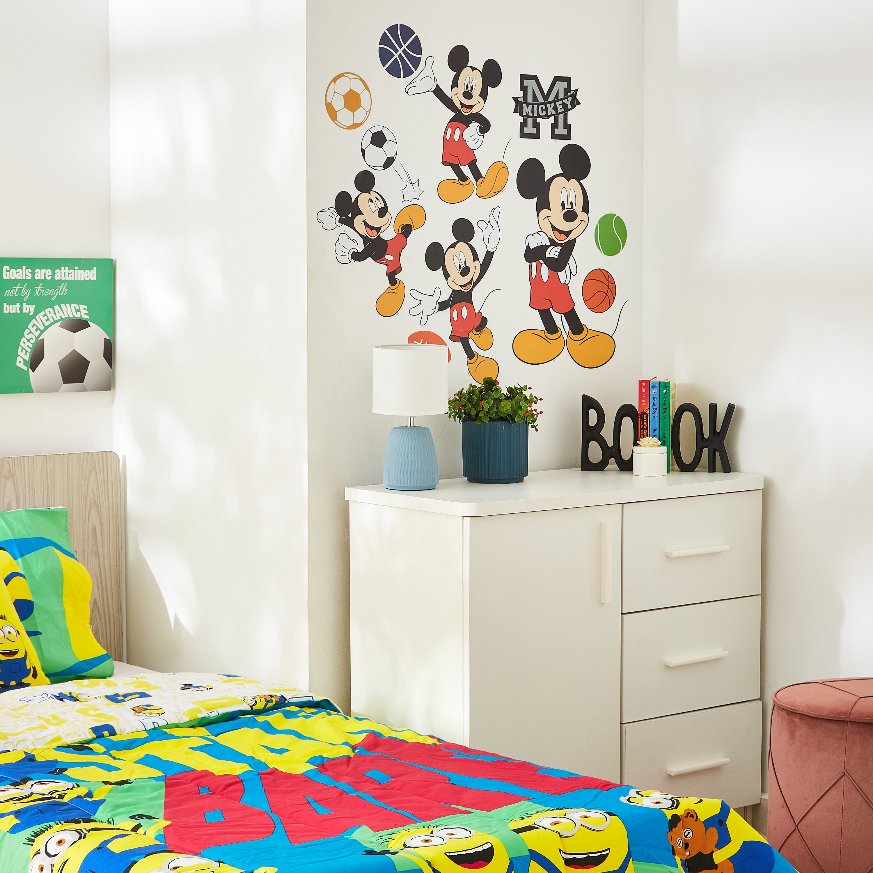 ملصق حائط ميكي قابل لإعادة الاستخدام - 60x100 سم-hbxhomeware-hbxkidsandyouth-image-3