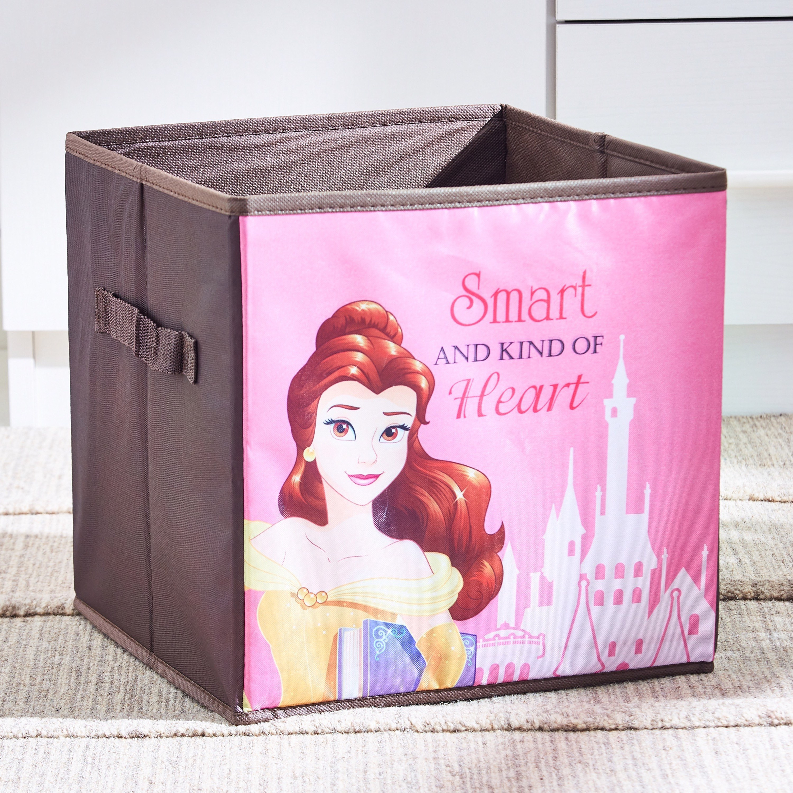 Princess 'Smart and Kind' Folding Storage Box-hbxhomeware-hbxkidsandyouth-image-1