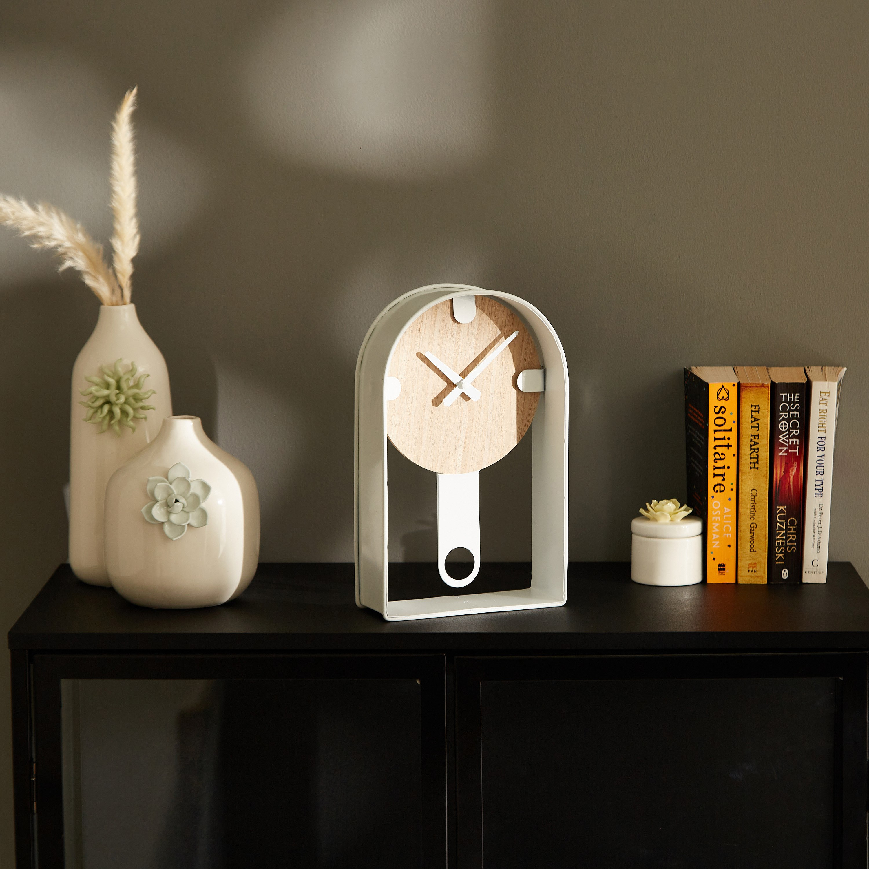 Aurora Pendulum Table Clock - 18x7x30 cm-PROMO_HB_AE_B1G1_250925-image-4
