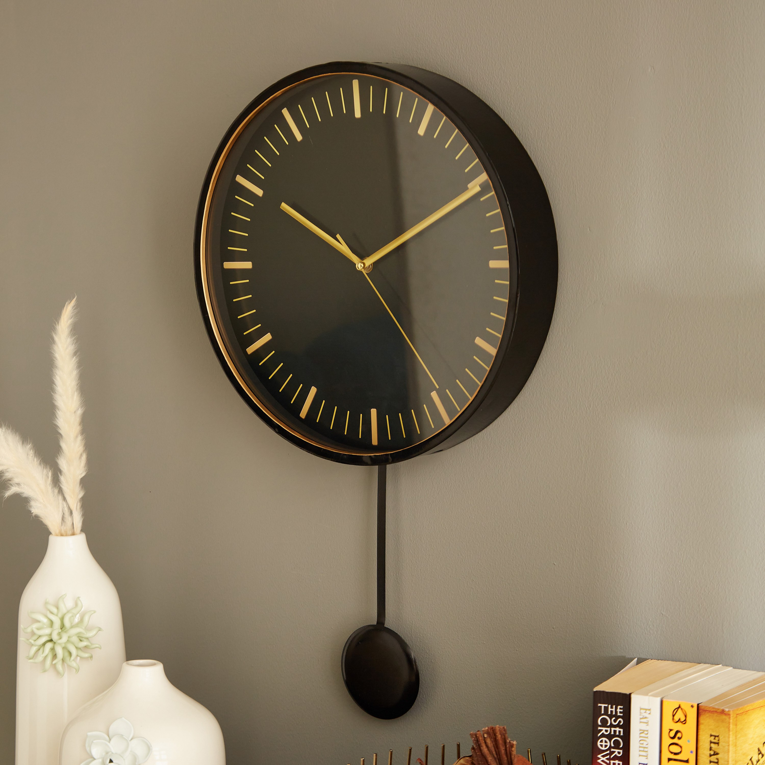 Aurora Pendulum Wall Clock - 35x6x70 cm-PROMO_HB_AE_B1G1_250925-image-2