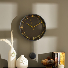 Aurora Pendulum Wall Clock - 35x6x70 cms
