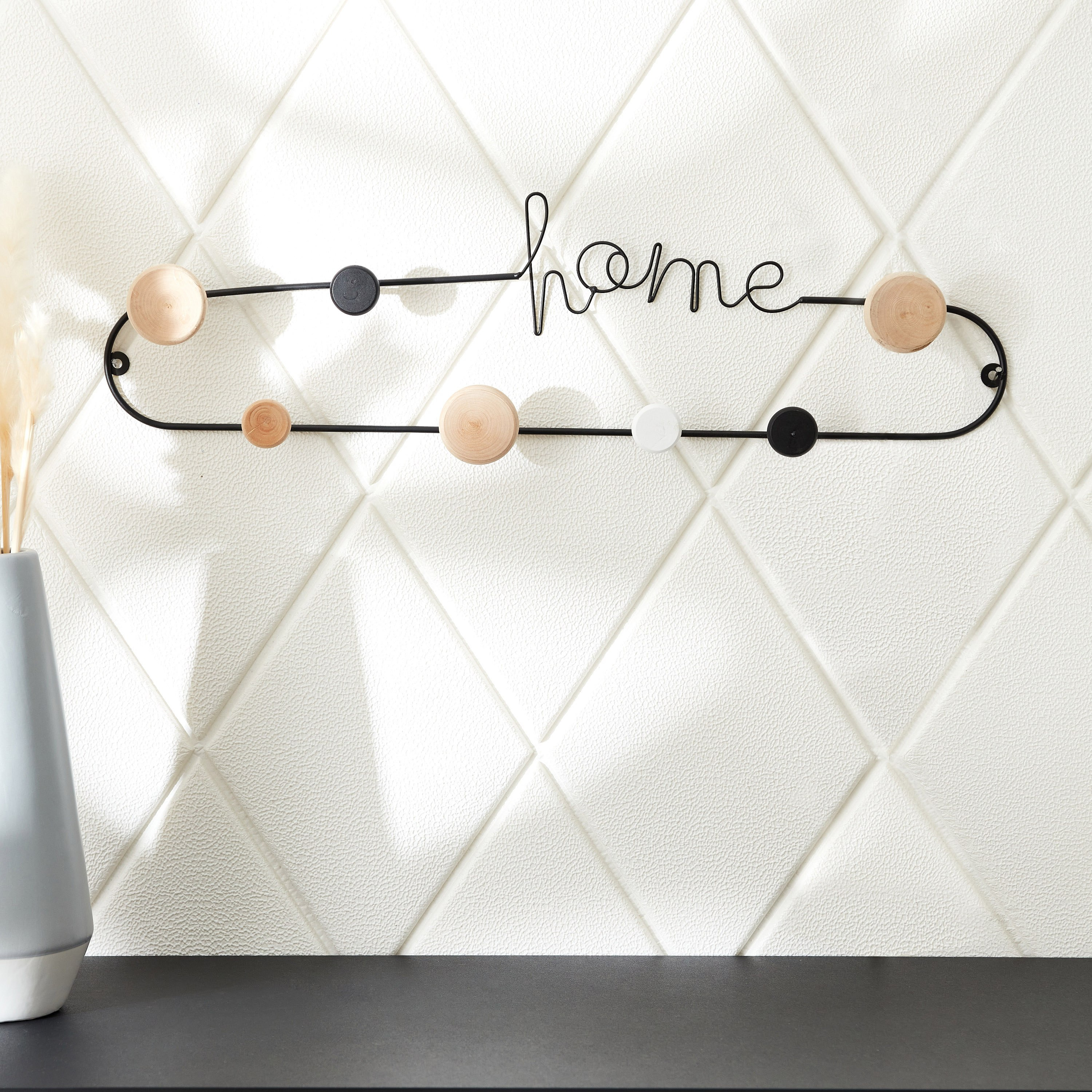 Everly Home Metal Decorative Wall Art - 60x6x9 cm-hbxdiningroom-walldecor-wallart-image-1