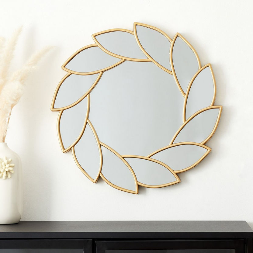 Everly Petal Decorative Mirror - 30x3x50 cm-Mirrors-image-0