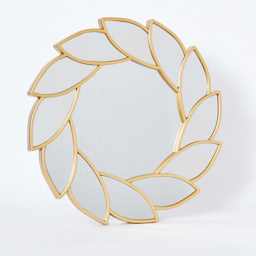 Everly Petal Decorative Mirror - 30x3x50 cm-Mirrors-image-4