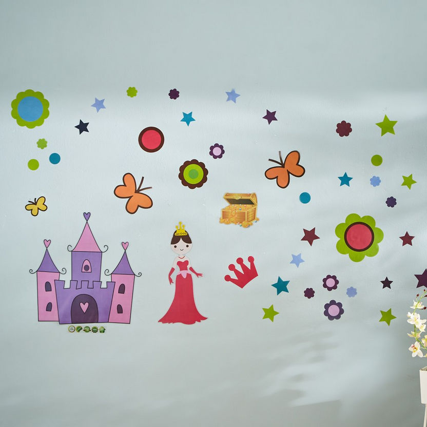 Rarity Fairy Tale Reusable Wall Sticker - 50x70 cm-Wall Stickers-image-0