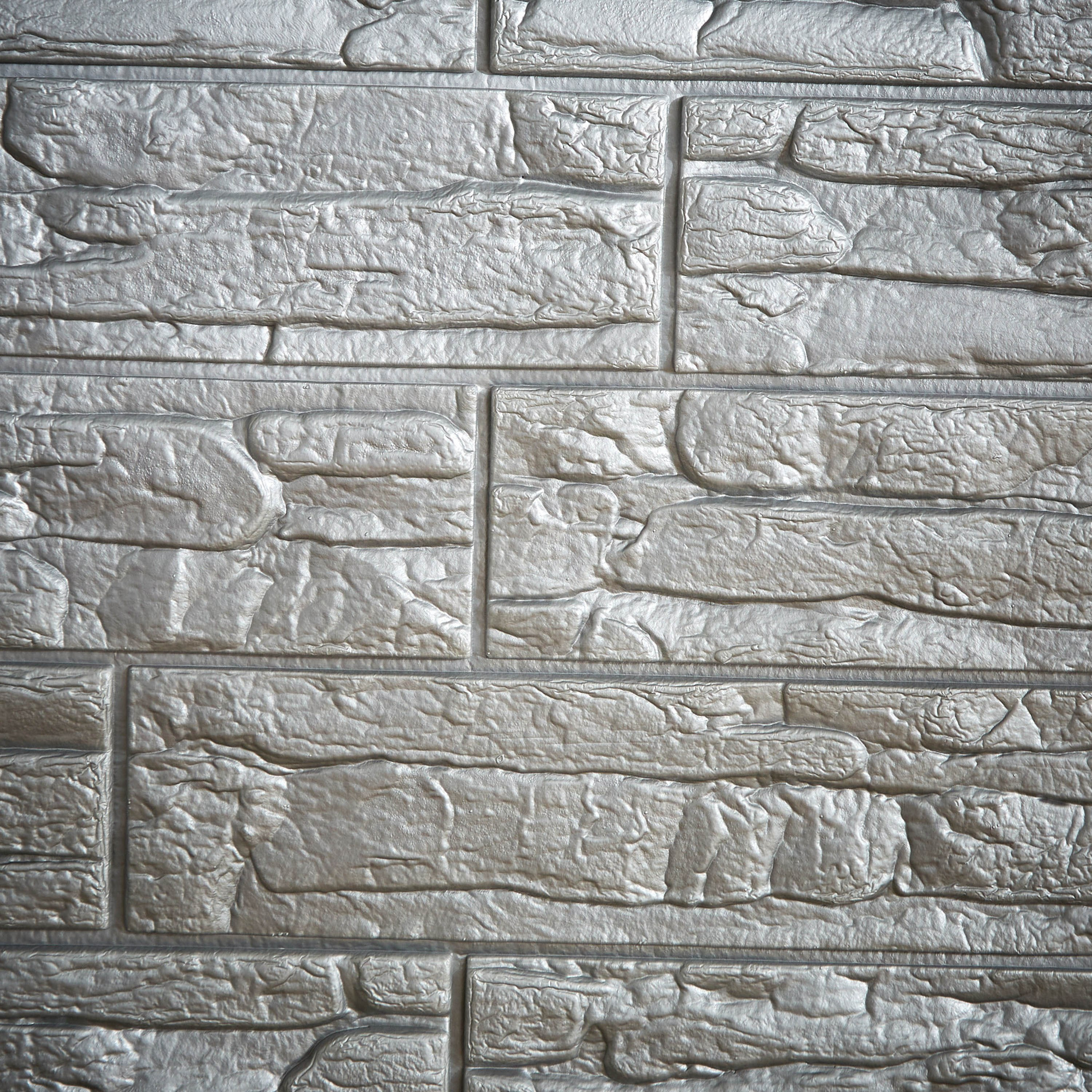 ملصق حائط إسفنج قابل لإعادة الاستخدام بتصميم مكعبّات رمادية من راريتي - 70x70 سم-hbxhomeware-hbxkidsandyouth-image-4