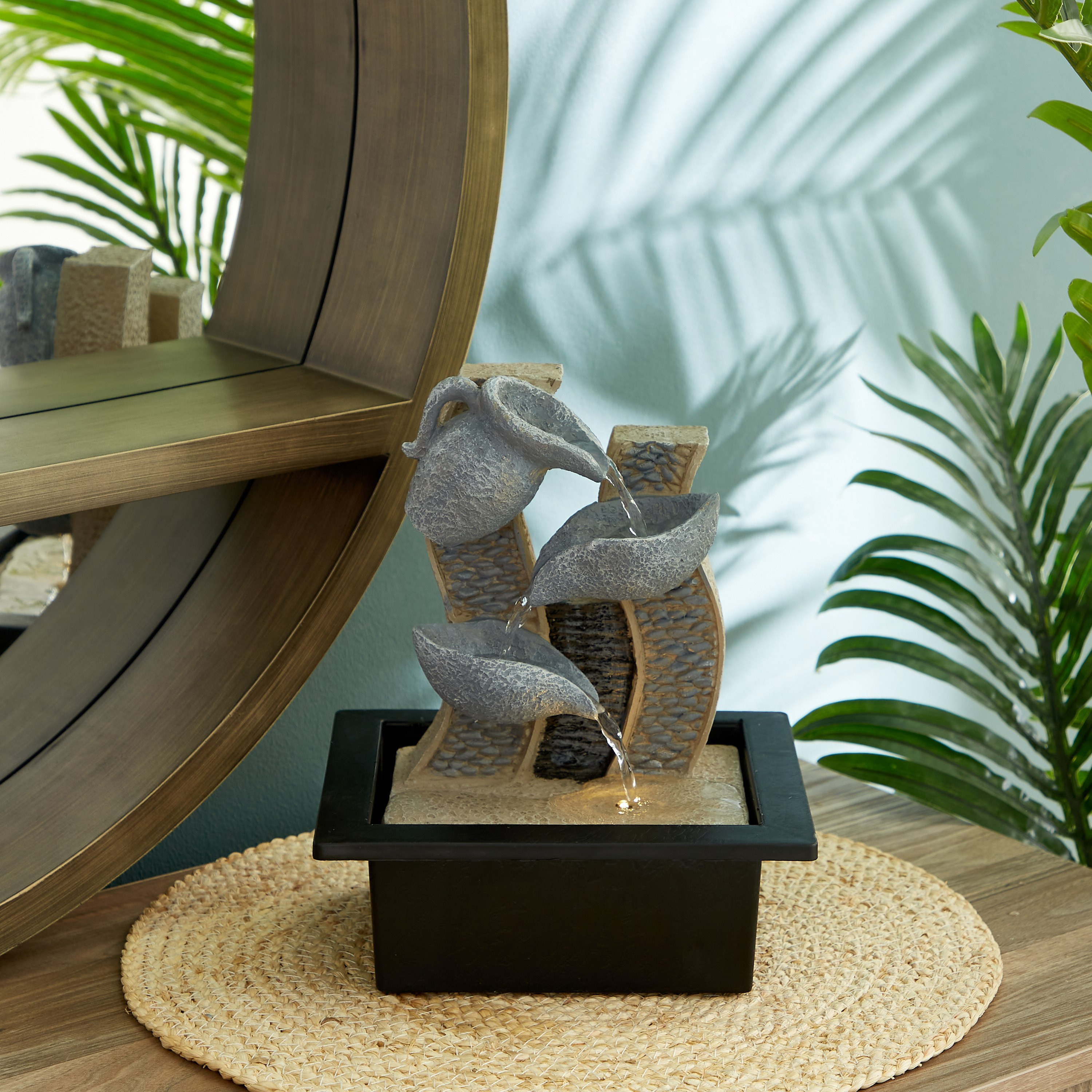 نافورة بمصباح إضاءة أصفر واحد من أمبر مودرن - 21x17x25سم-PROMO_HB_AE_B1G1_250925-image-1