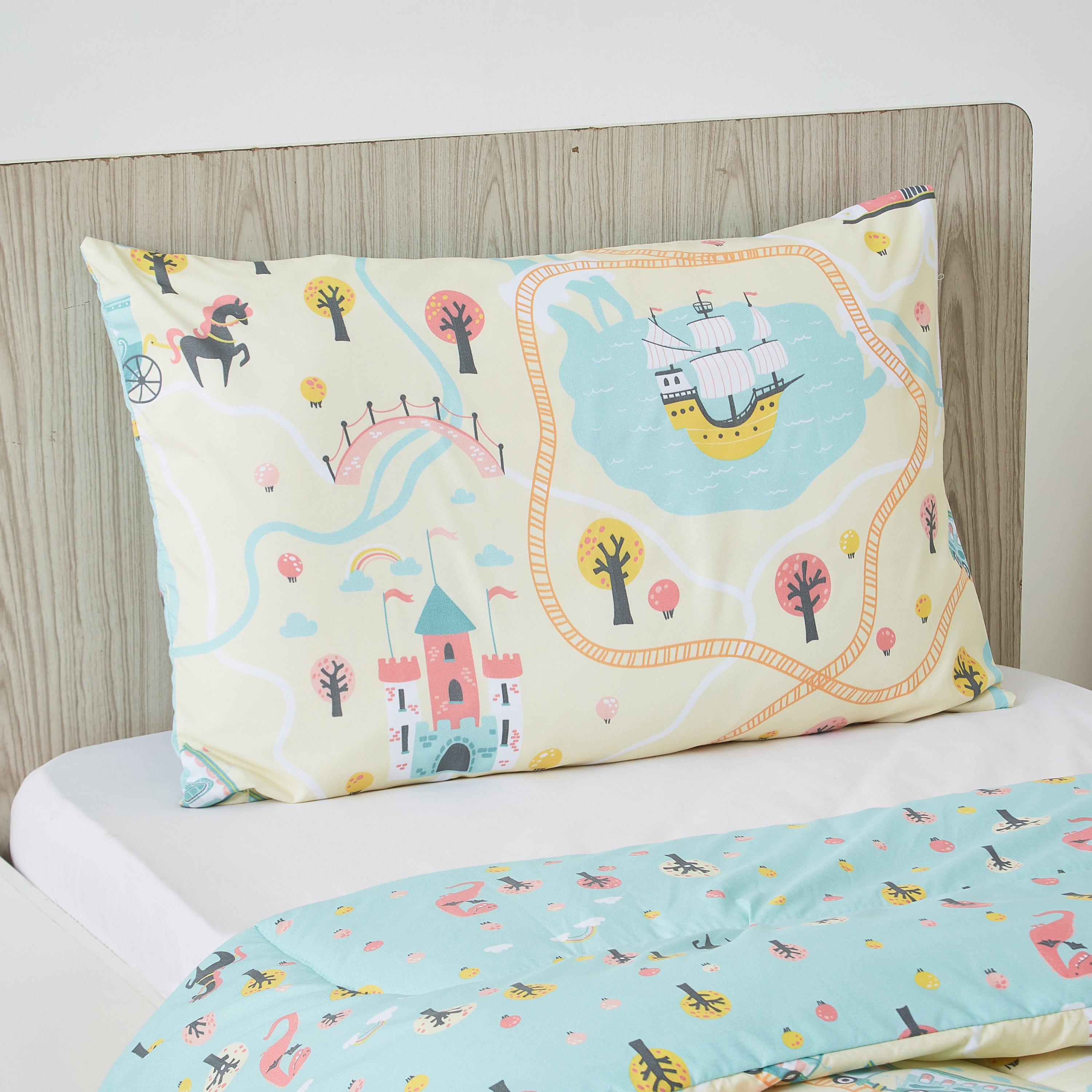 طقم لحاف قطعتين بطبعات قصة خيالية ديجيتال للجنسين من موديش- 130x220 سم-hbxhomeware-hbxkidsandyouth-image-3