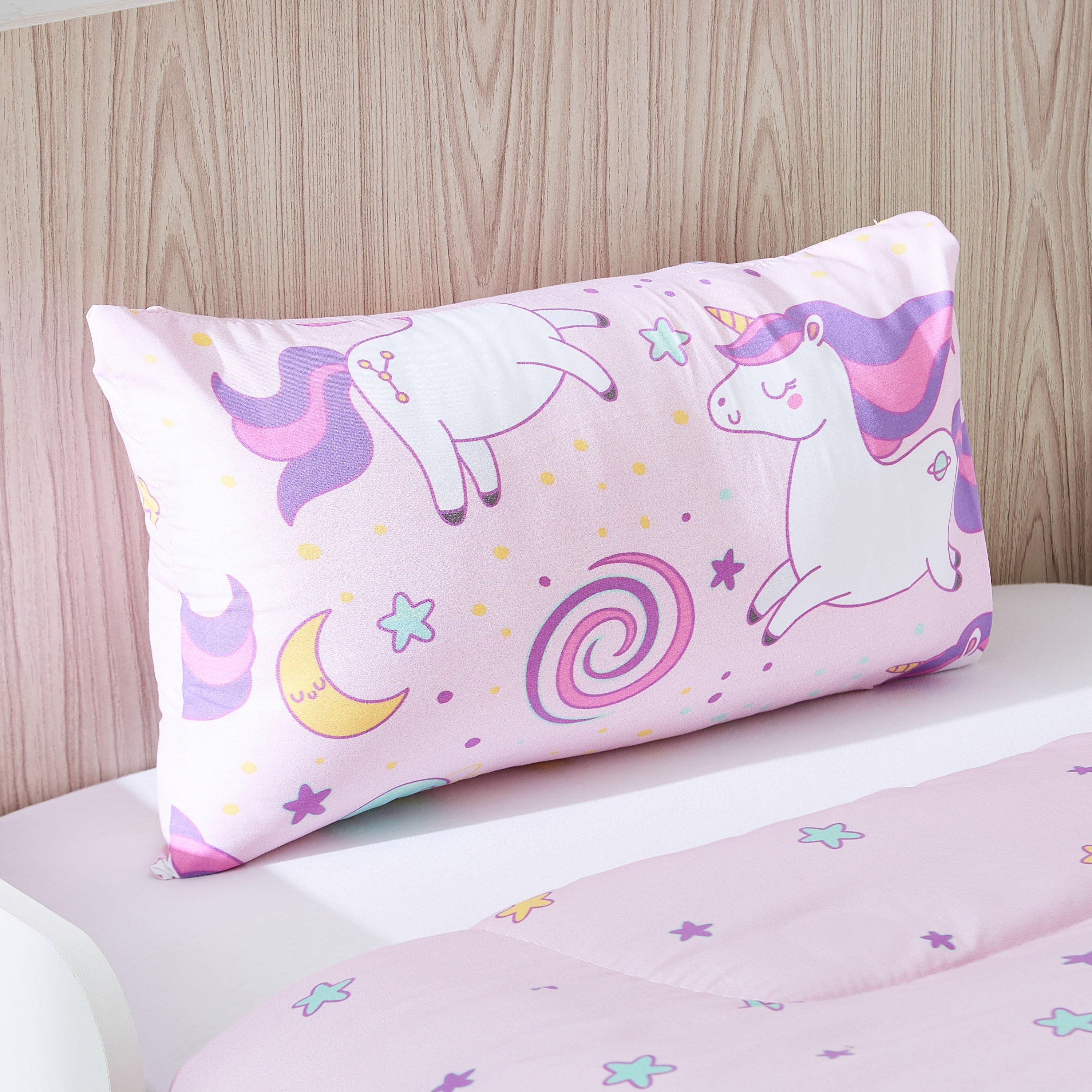 طقم لحاف قطعتين بطبعات دانسينج يونيكورن من موديش - 100x170 سم-hbxhomeware-hbxkidsandyouth-image-3