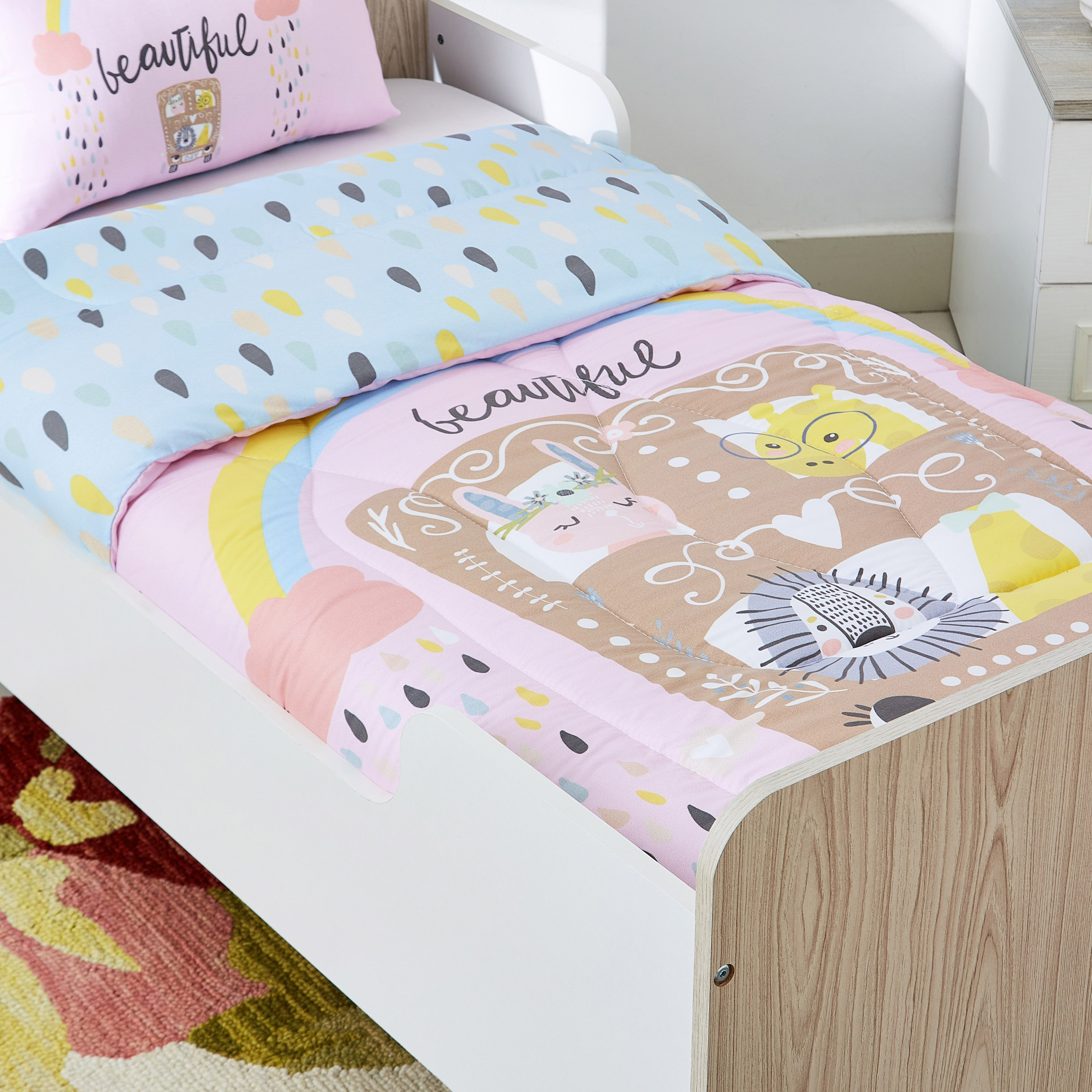 Modish Beautiful 2-Piece Comforter Set - 100x170 cm-hbxhomeware-hbxkidsandyouth-image-2