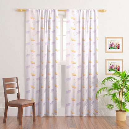 Modish 2-Piece Sea Curtain Set - 140x240 cms