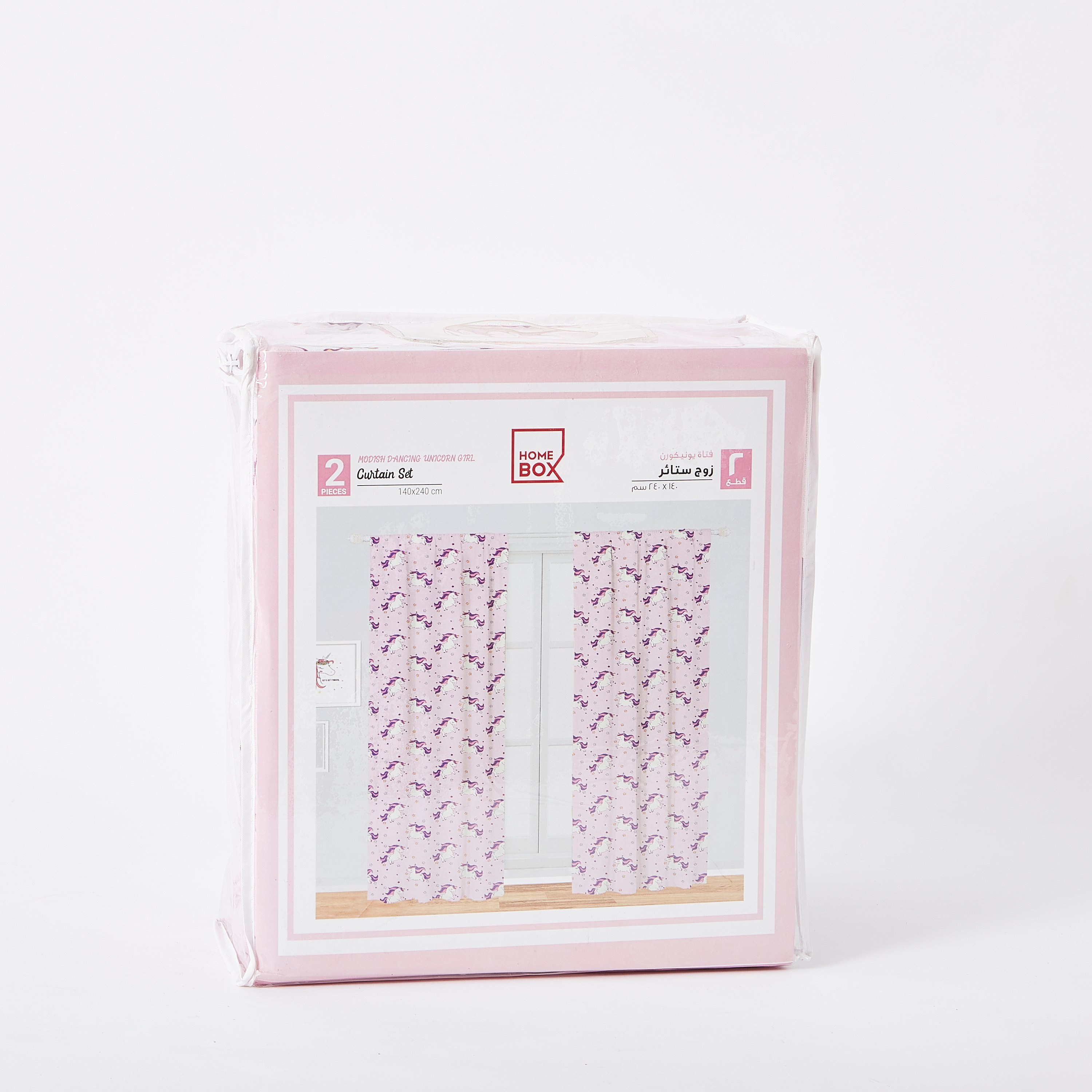 طقم ستائر مكون من قطعتين يونيكورن من موديش - 140x240 سم-hbxhomeware-hbxkidsandyouth-image-4