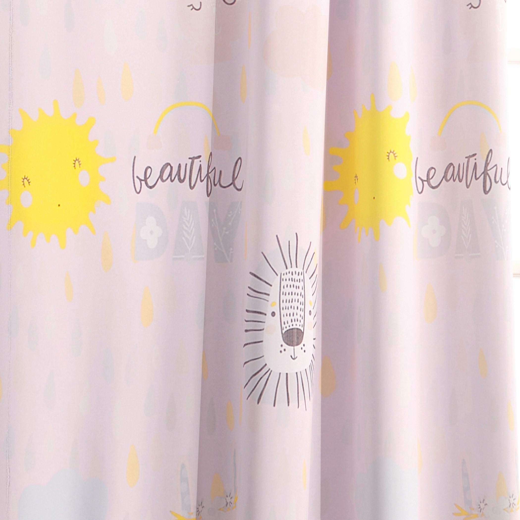 Modish Beautiful Girl Curtain Pair - 140x240 cm-hbxhomeware-hbxkidsandyouth-image-3
