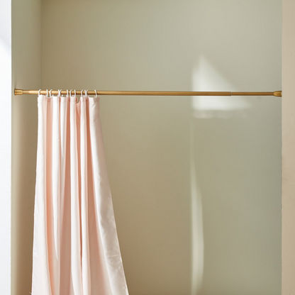 Epsilon Extendable Shower Curtain Rod - 130-240 cms