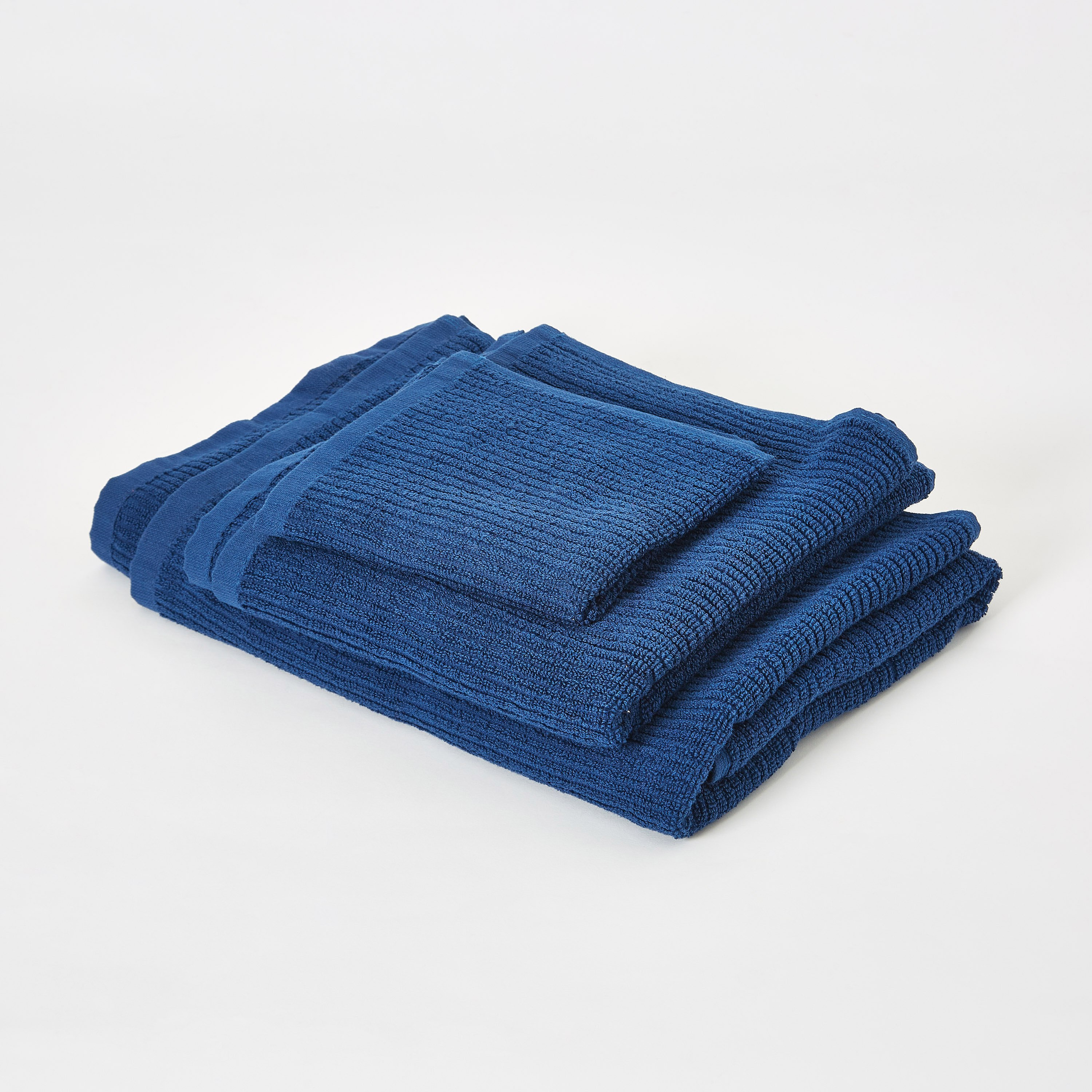طقم مناشف قطنية مضلعة من أورلا - 3 قطع-hbxbathroom-bathroomtextiles-image-5