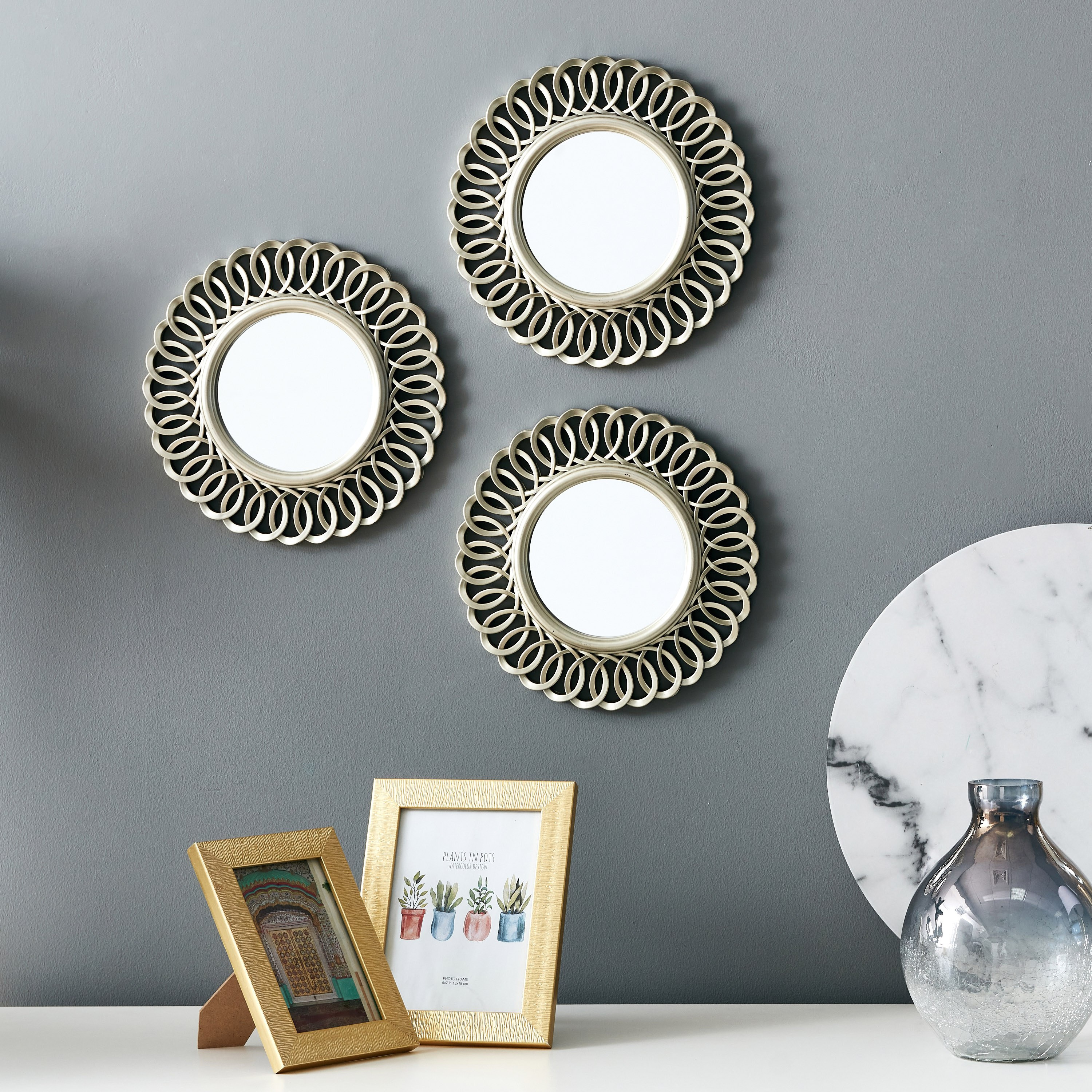 Transform Your Space with Stunning 3 Piece Mirror Wall Decor